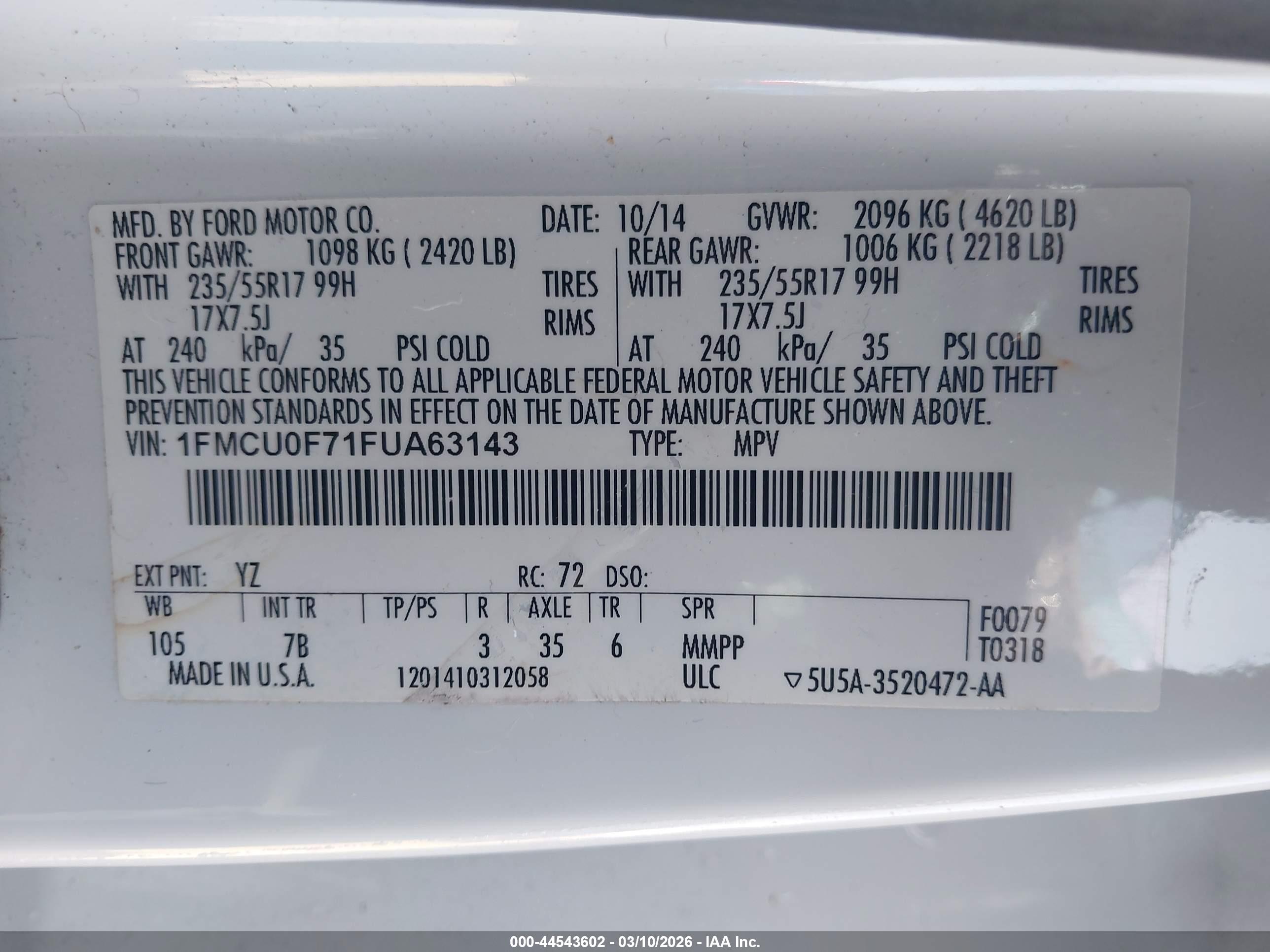 FORD ESCAPE image 9