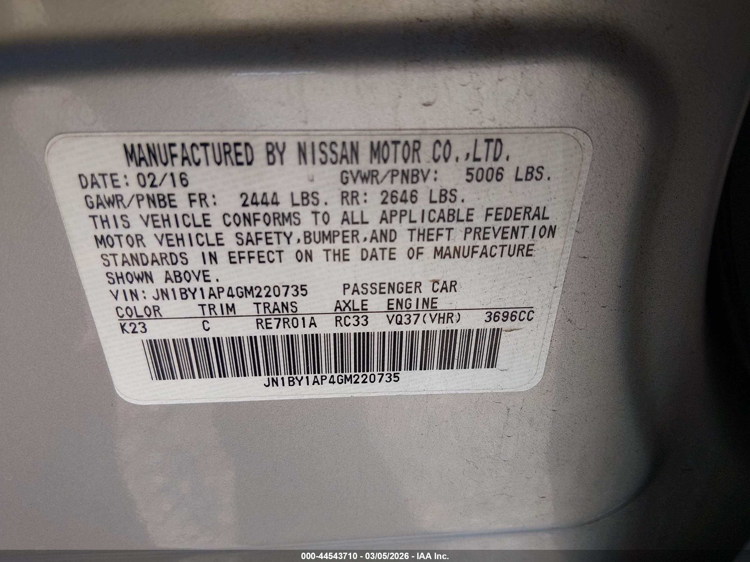 INFINITI Q70 image 9