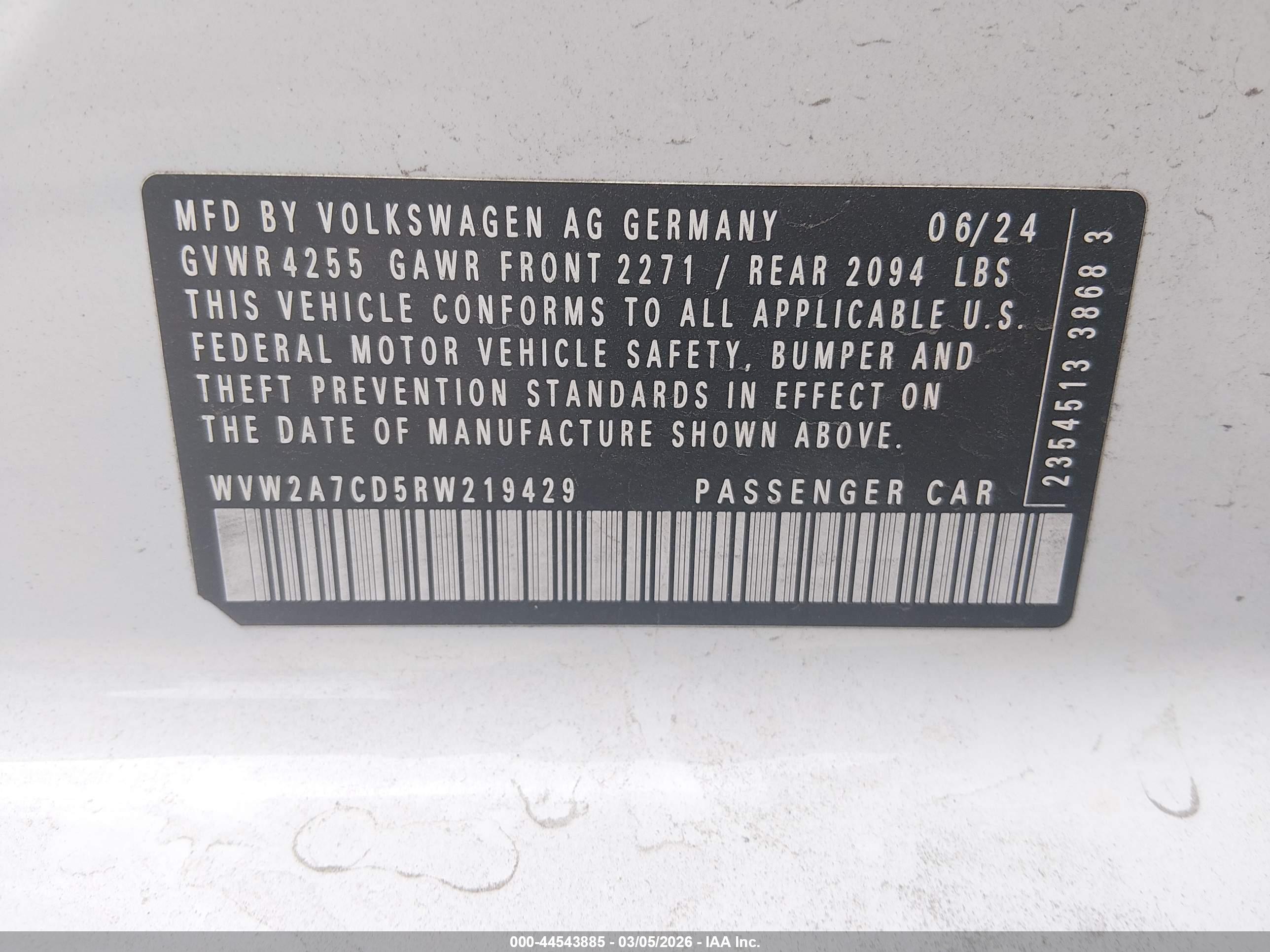 VOLKSWAGEN GOLF image 9