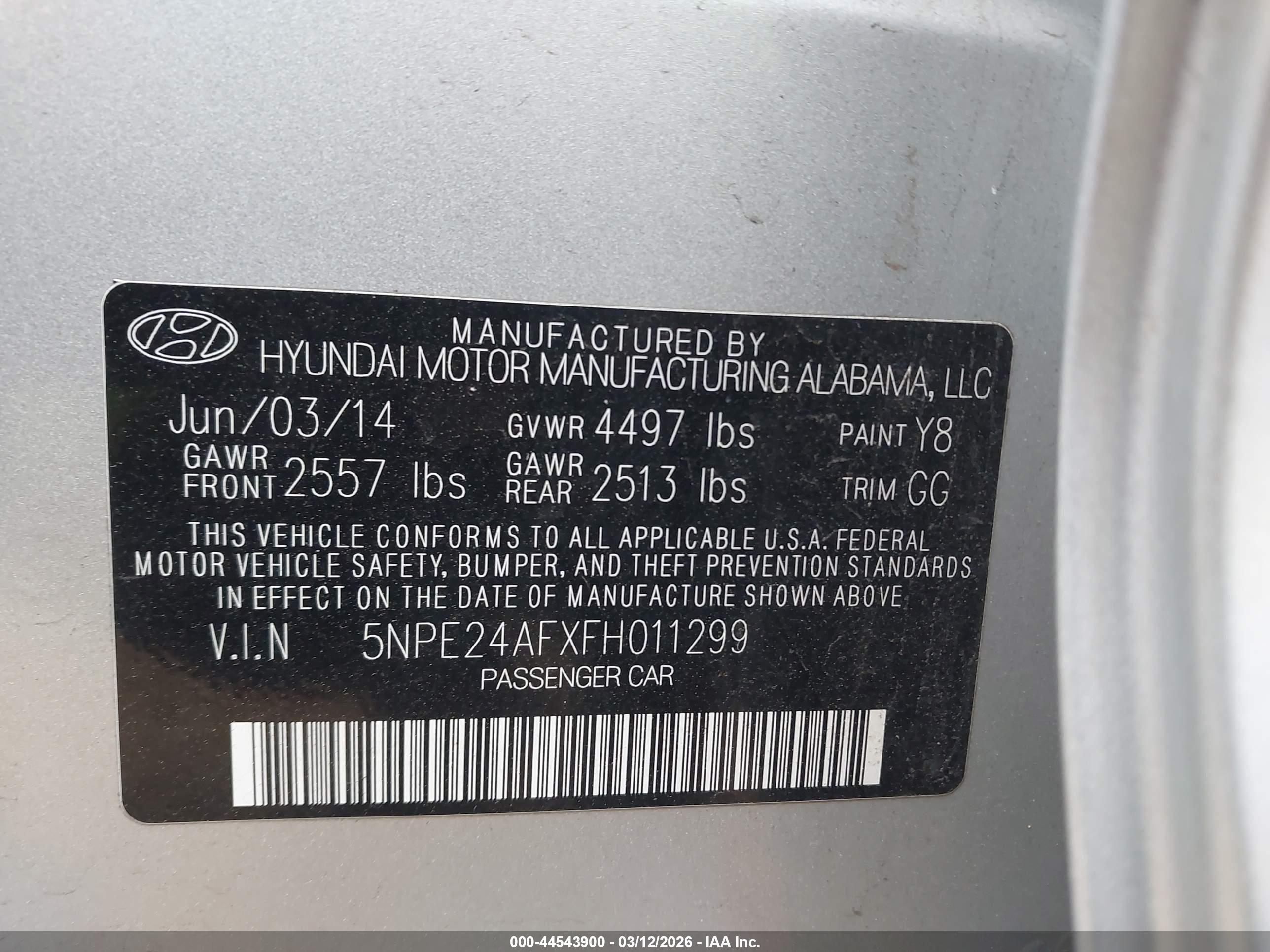 HYUNDAI SONATA image 9