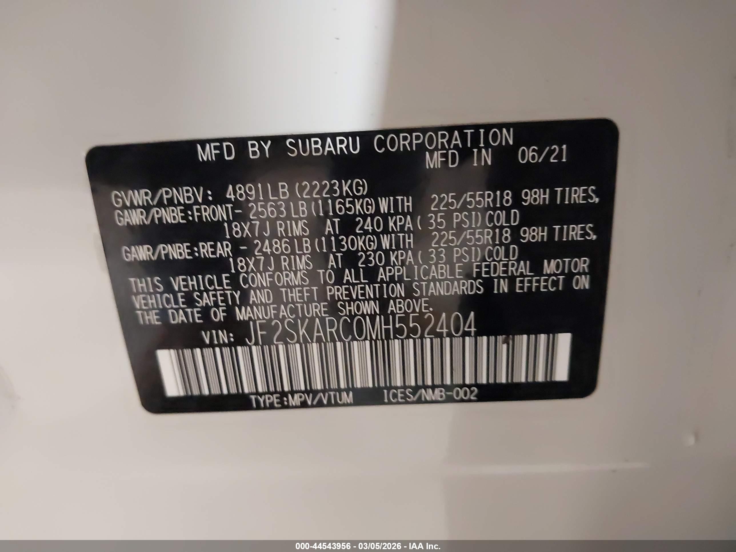 SUBARU FORESTER image 9