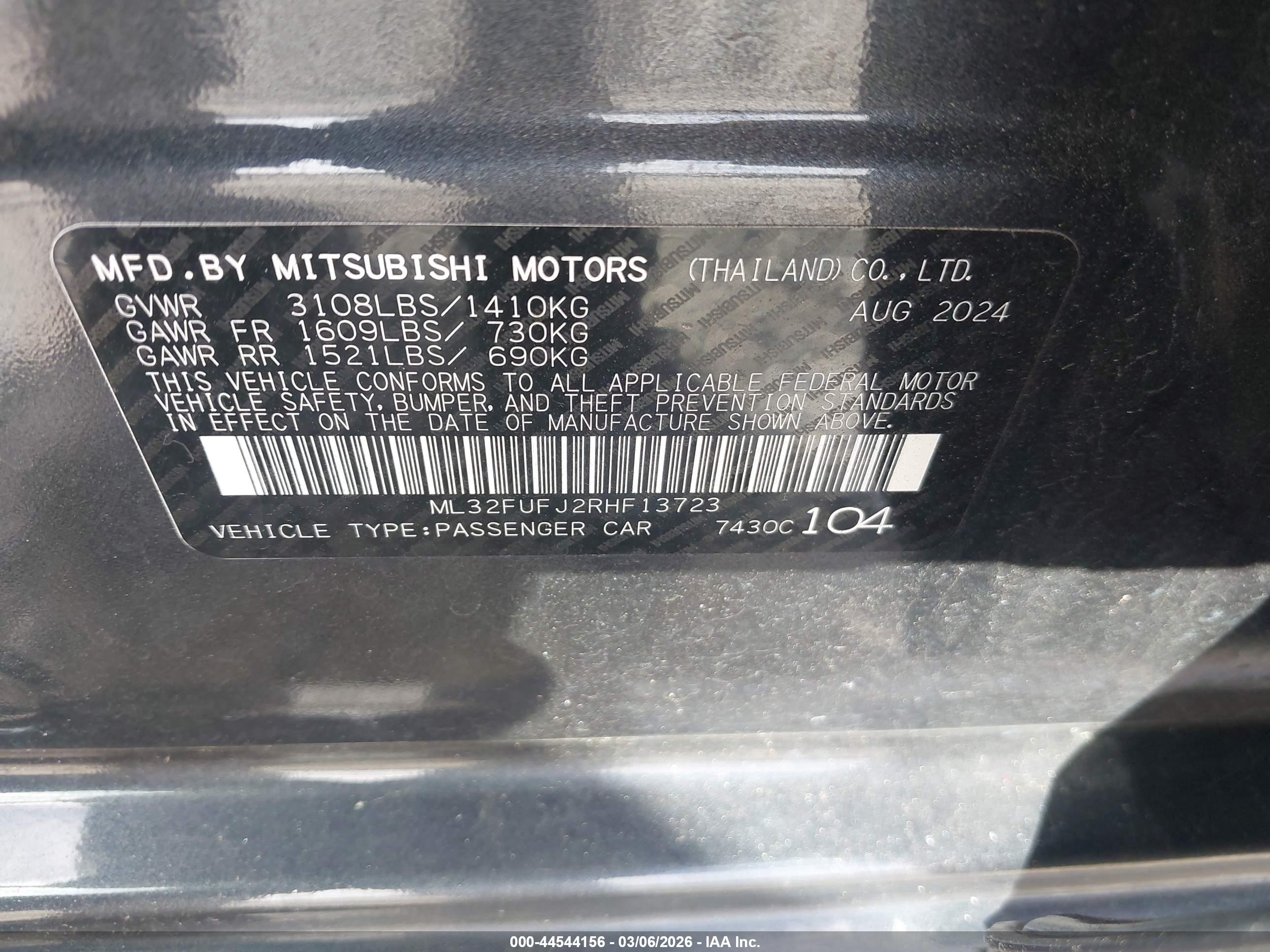 MITSUBISHI MIRAGE image 9