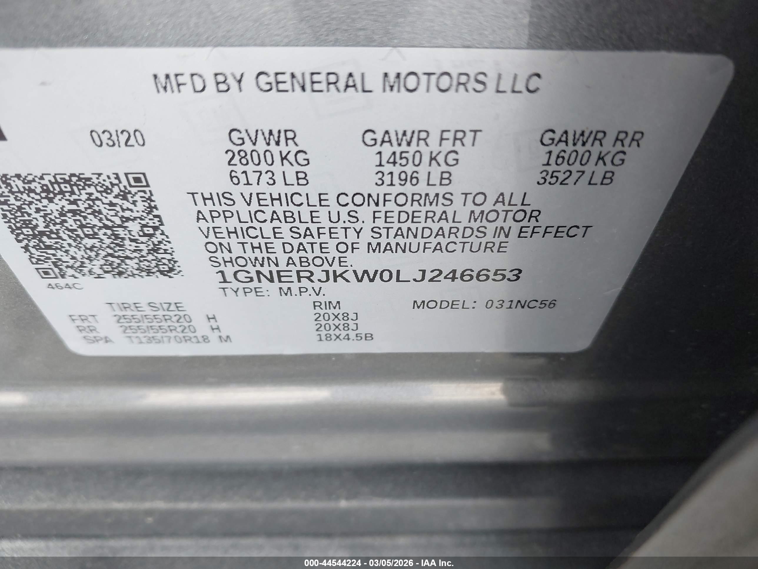 CHEVROLET TRAVERSE image 9