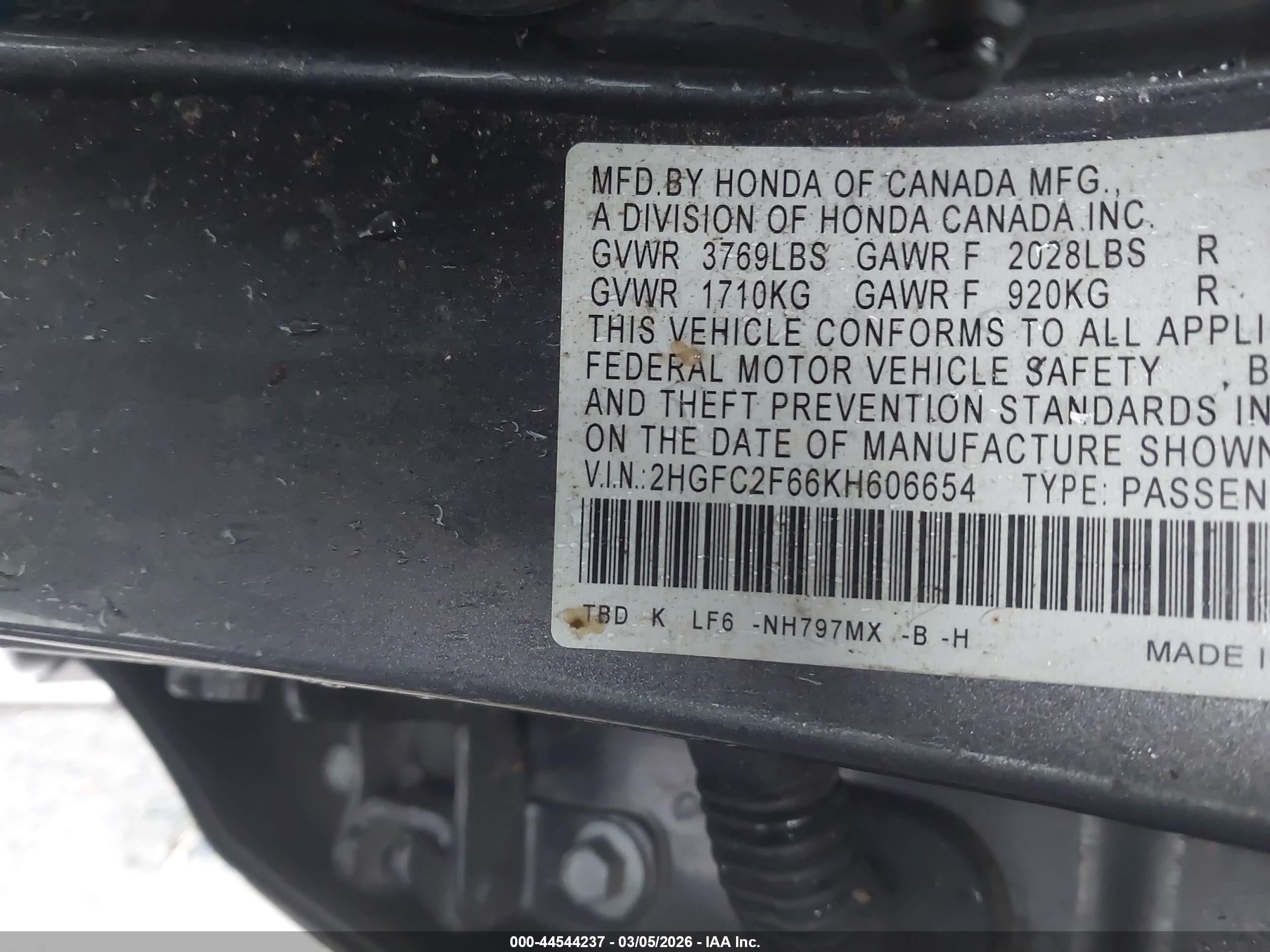 HONDA CIVIC image 9