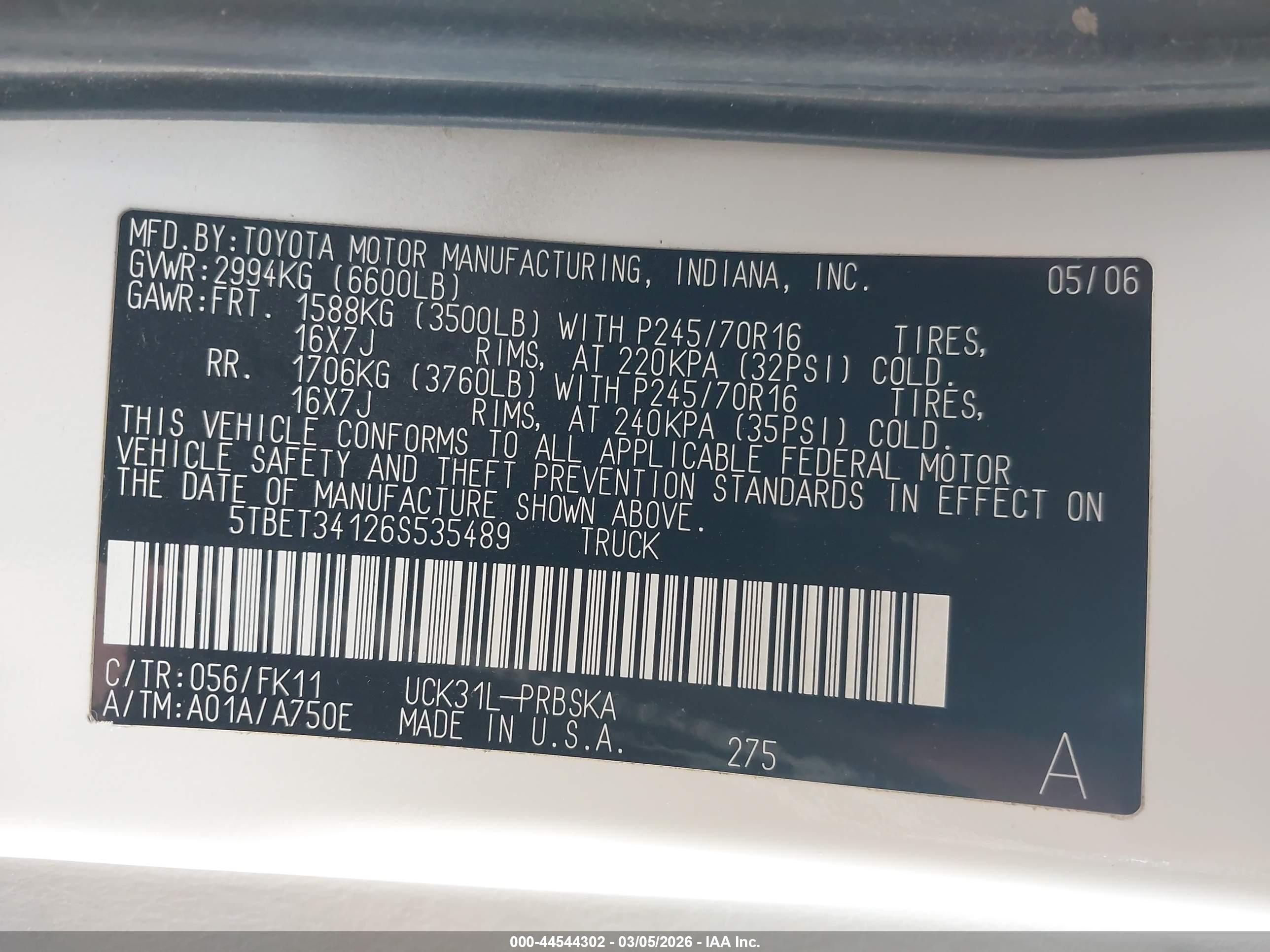 TOYOTA TUNDRA image 9