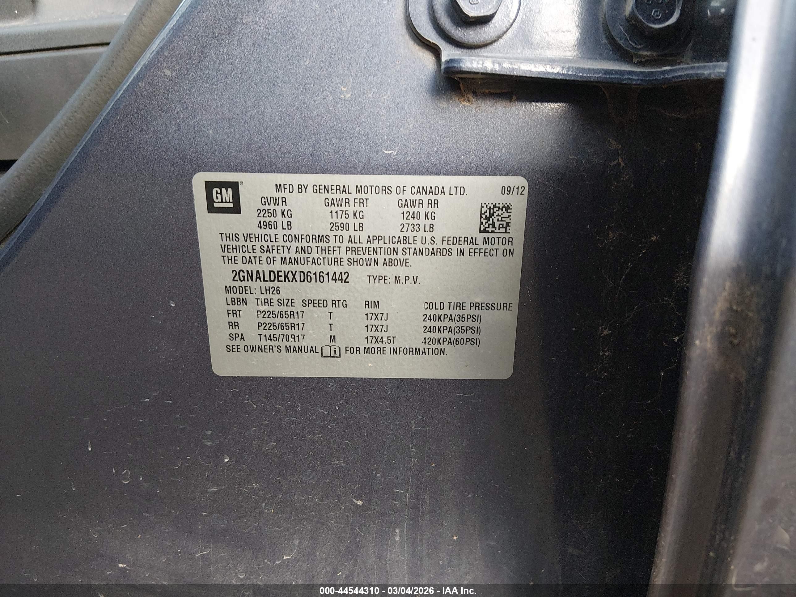 CHEVROLET EQUINOX image 9