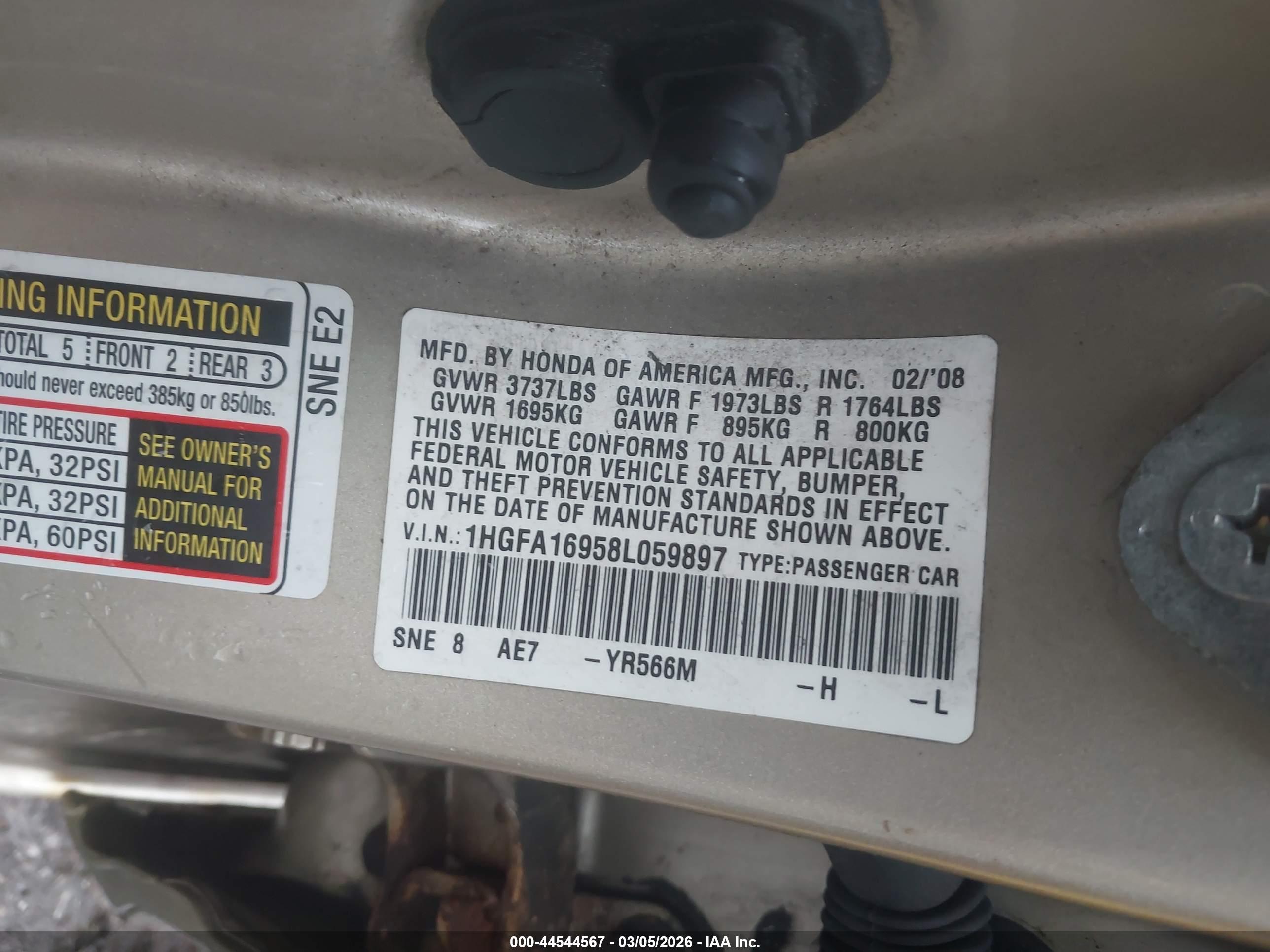 HONDA CIVIC image 9