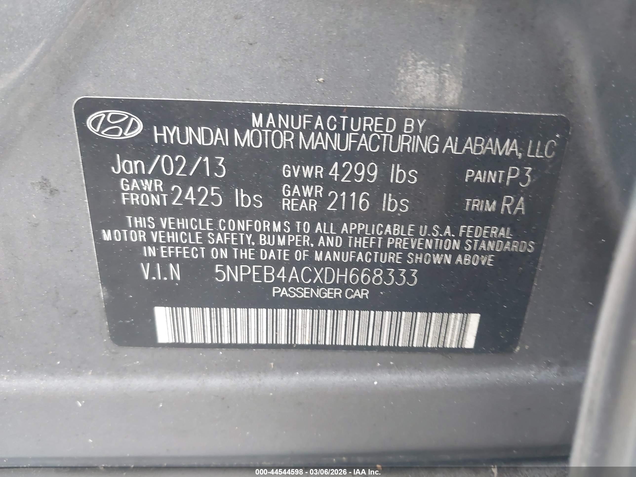 HYUNDAI SONATA image 9