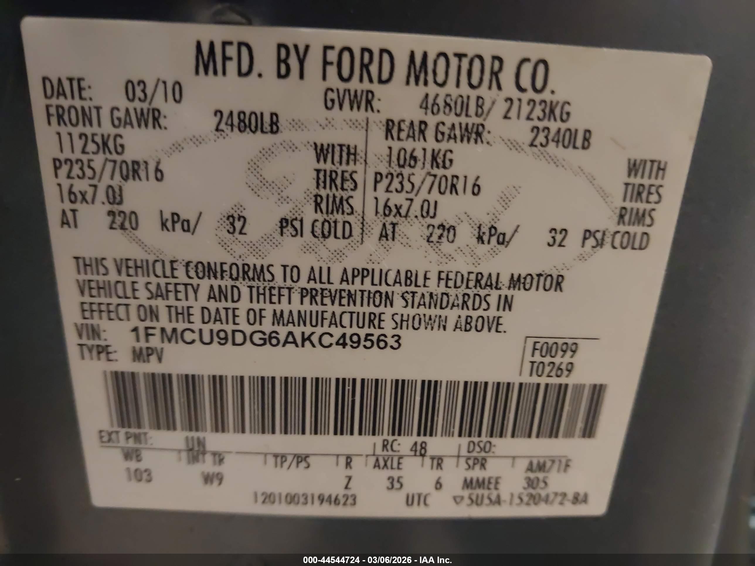 FORD ESCAPE image 9