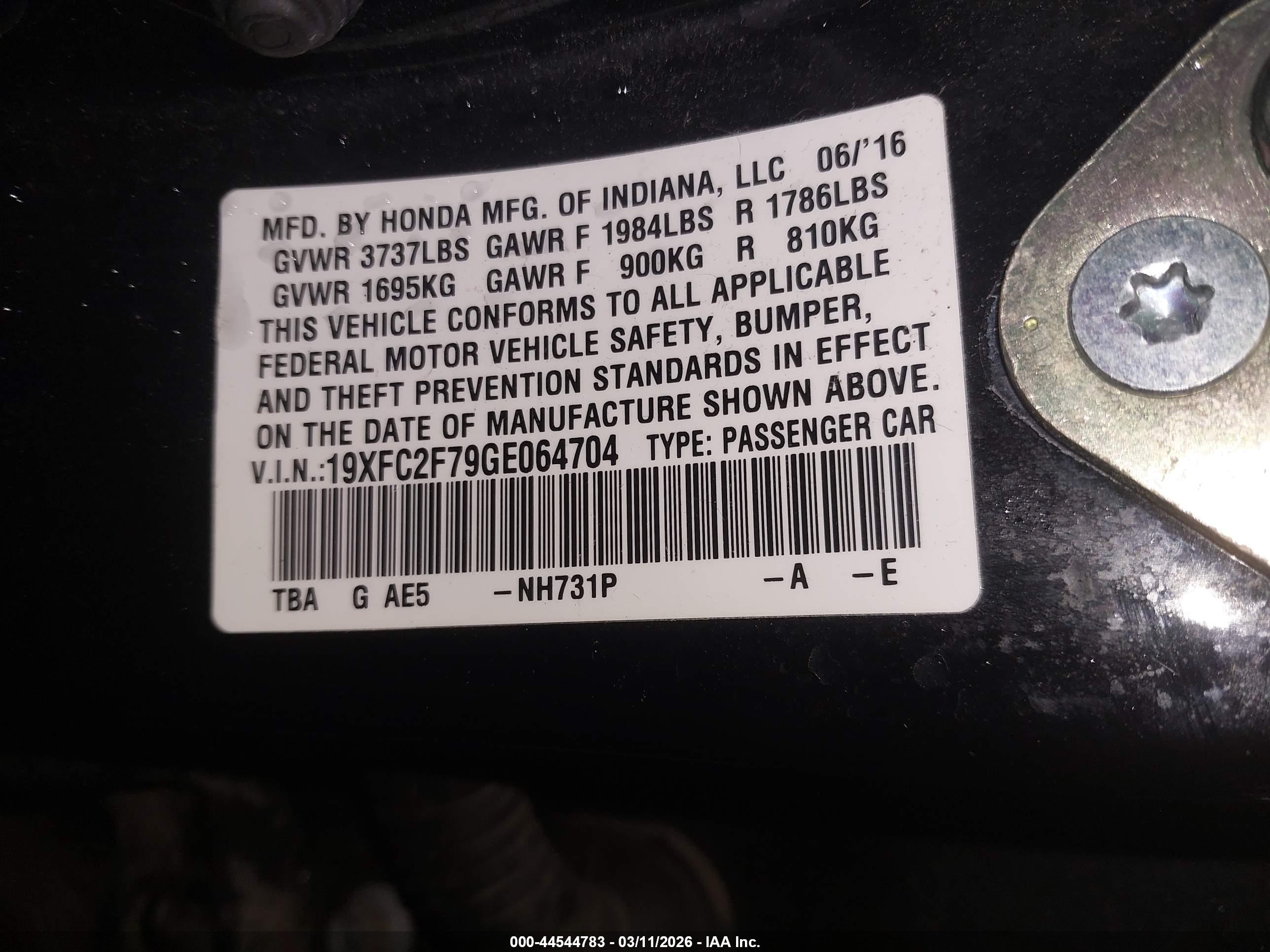 HONDA CIVIC image 9