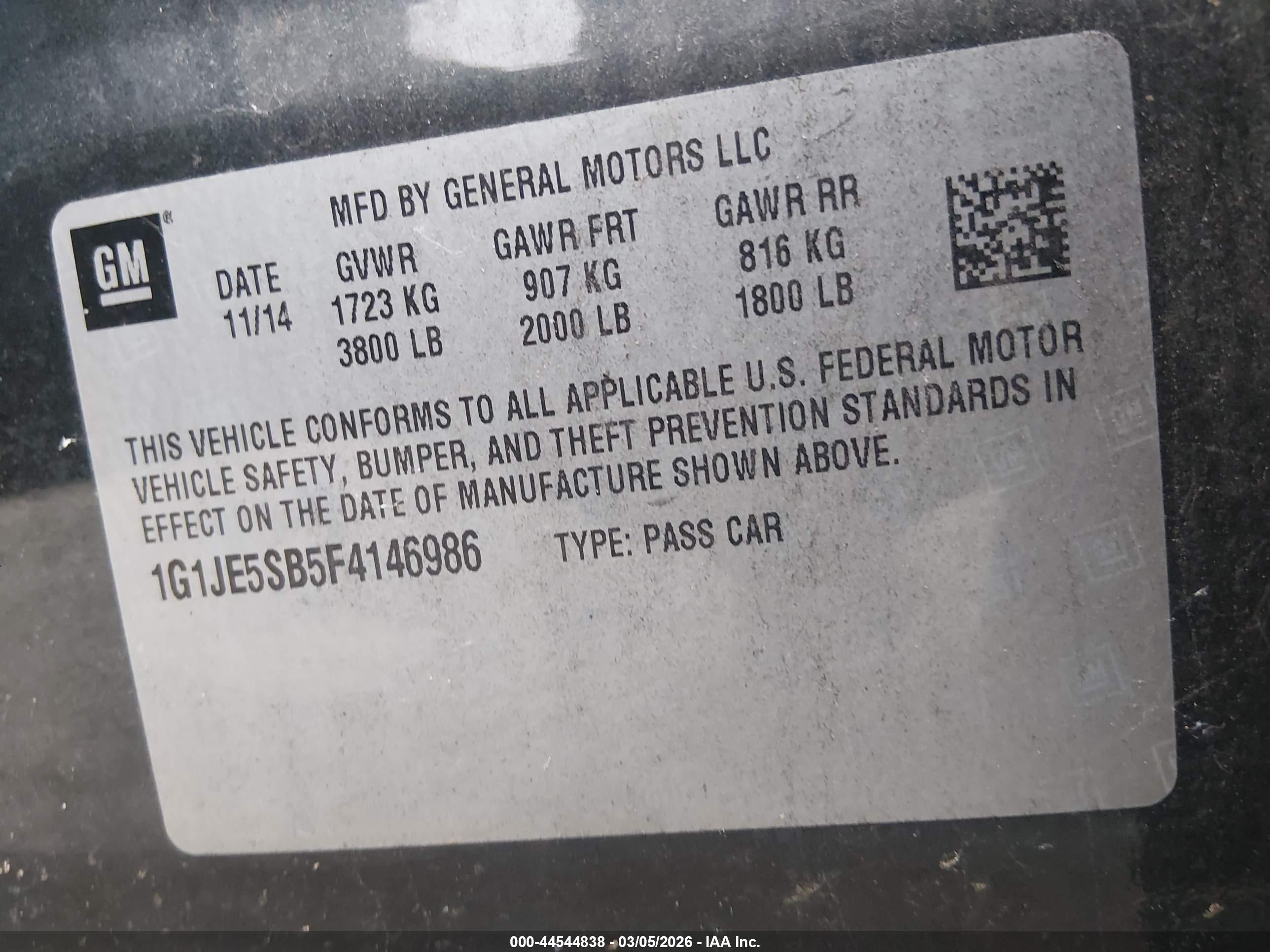 CHEVROLET SONIC image 9