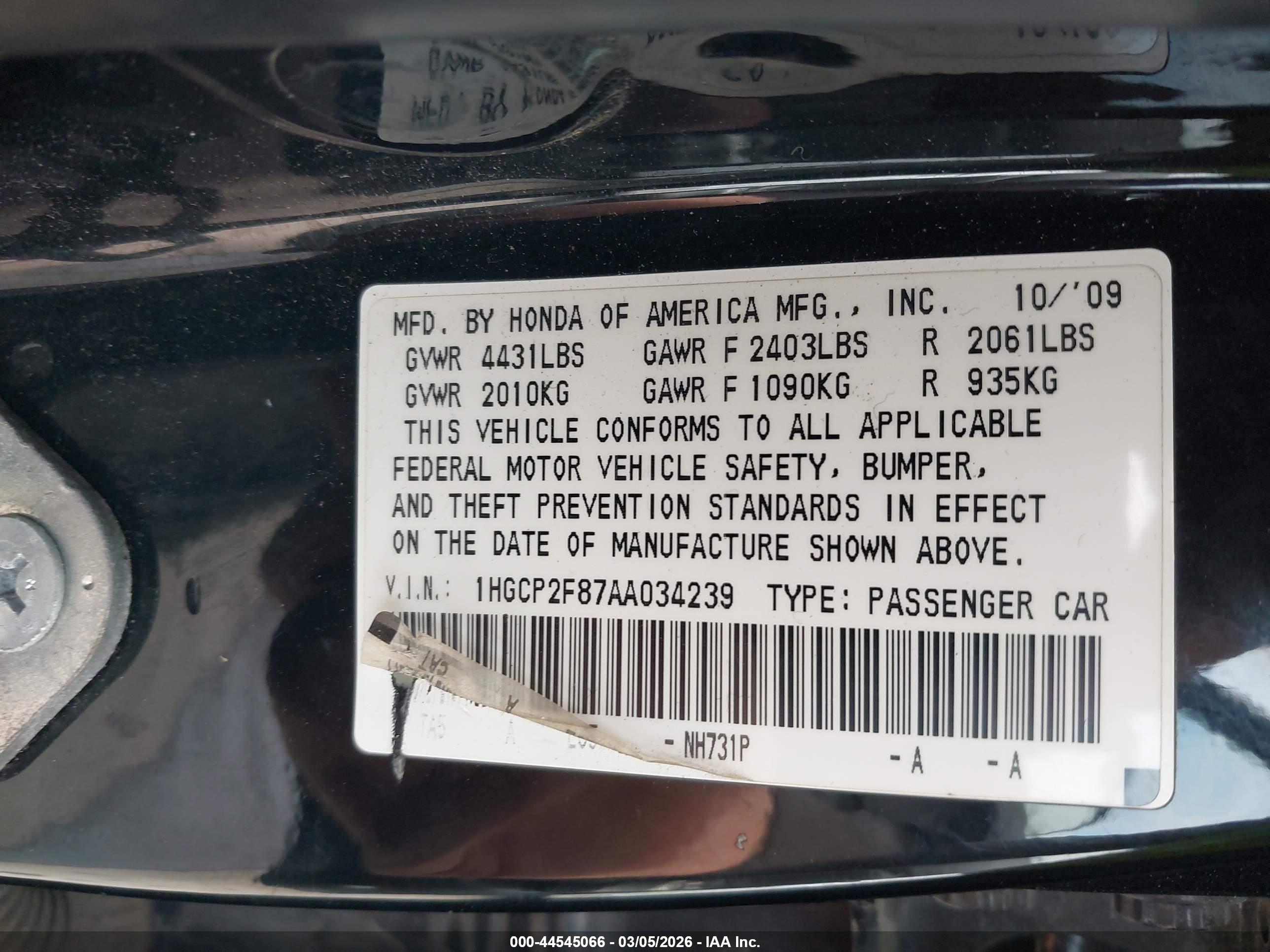 HONDA ACCORD image 9