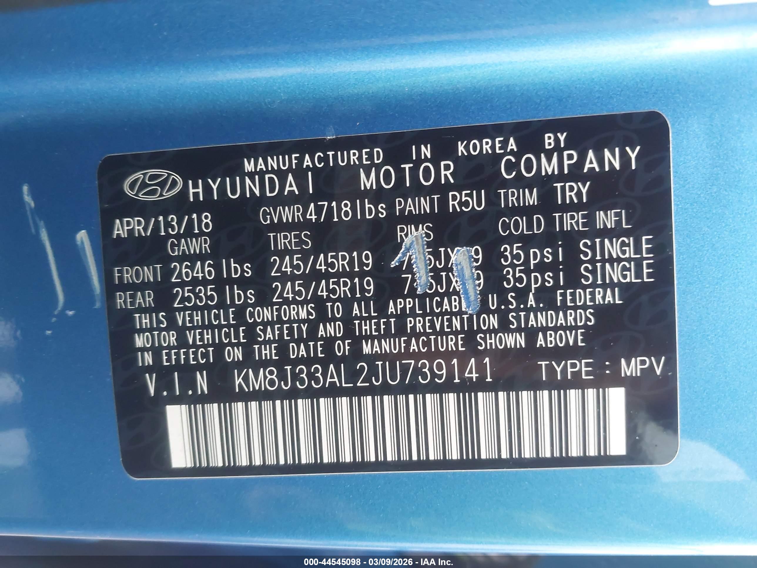 HYUNDAI TUCSON image 9