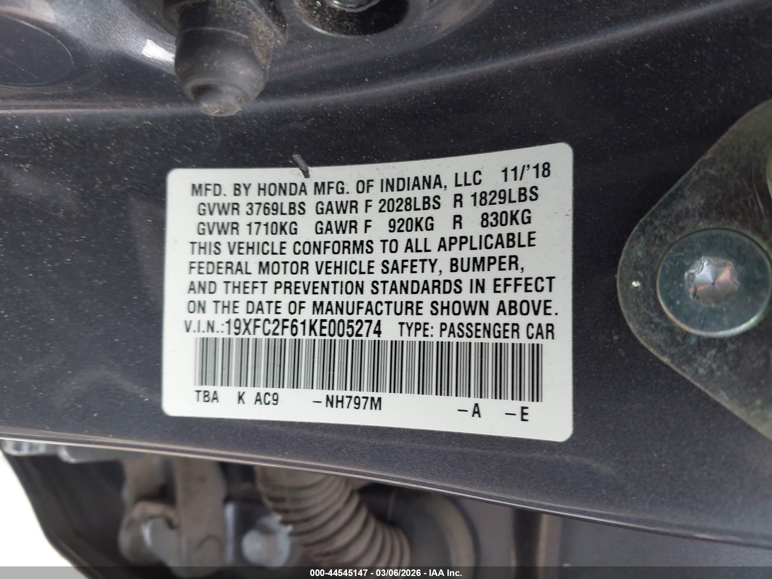 HONDA CIVIC image 9