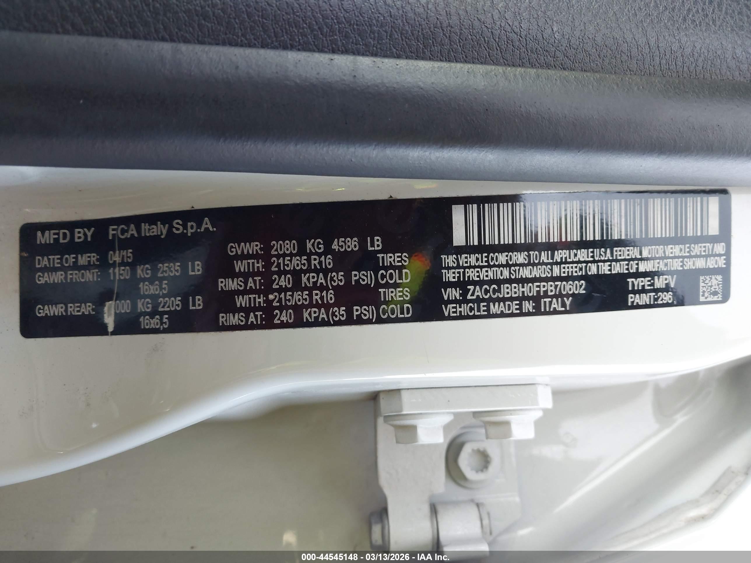 JEEP RENEGADE image 9