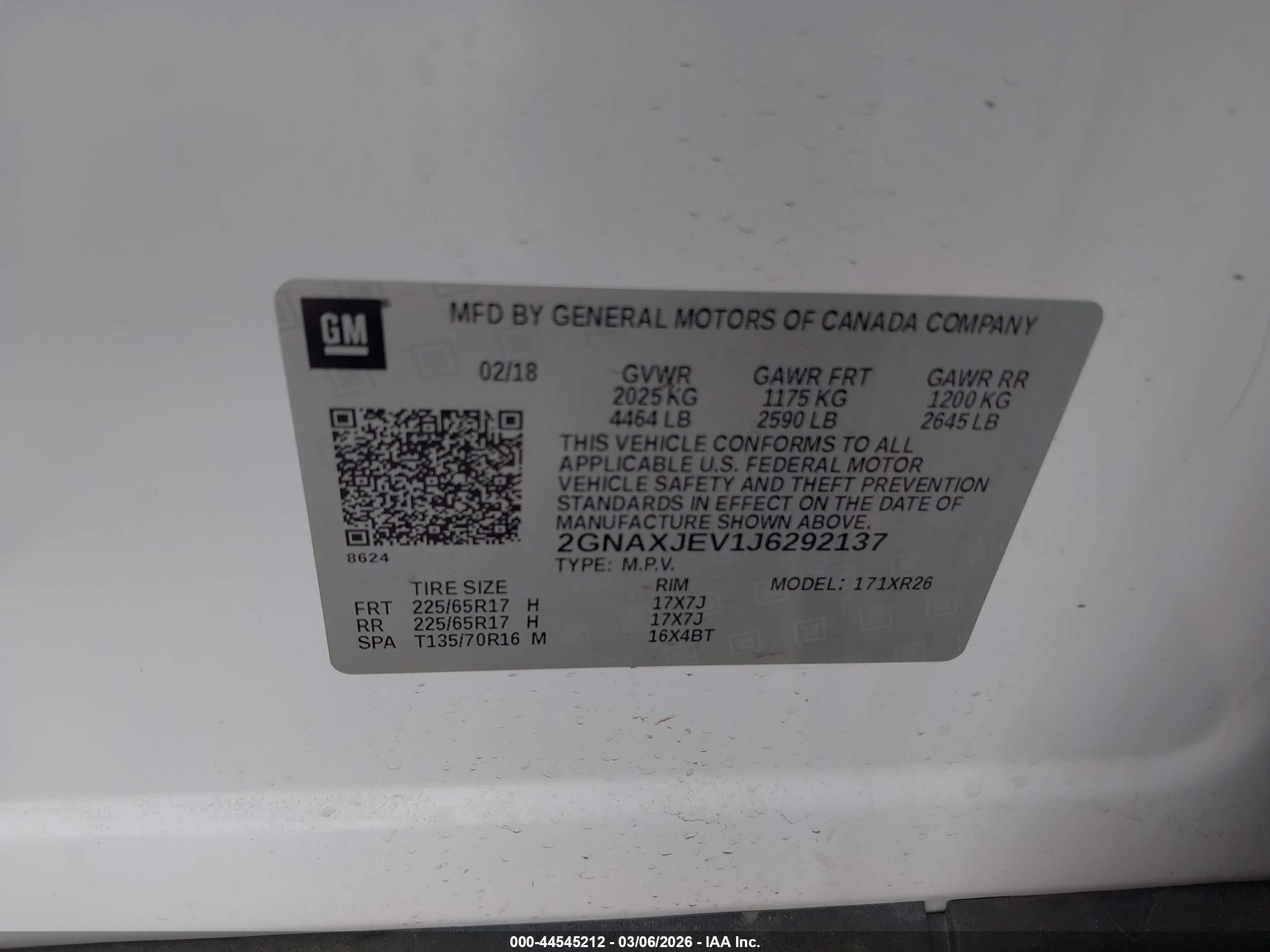CHEVROLET EQUINOX image 9