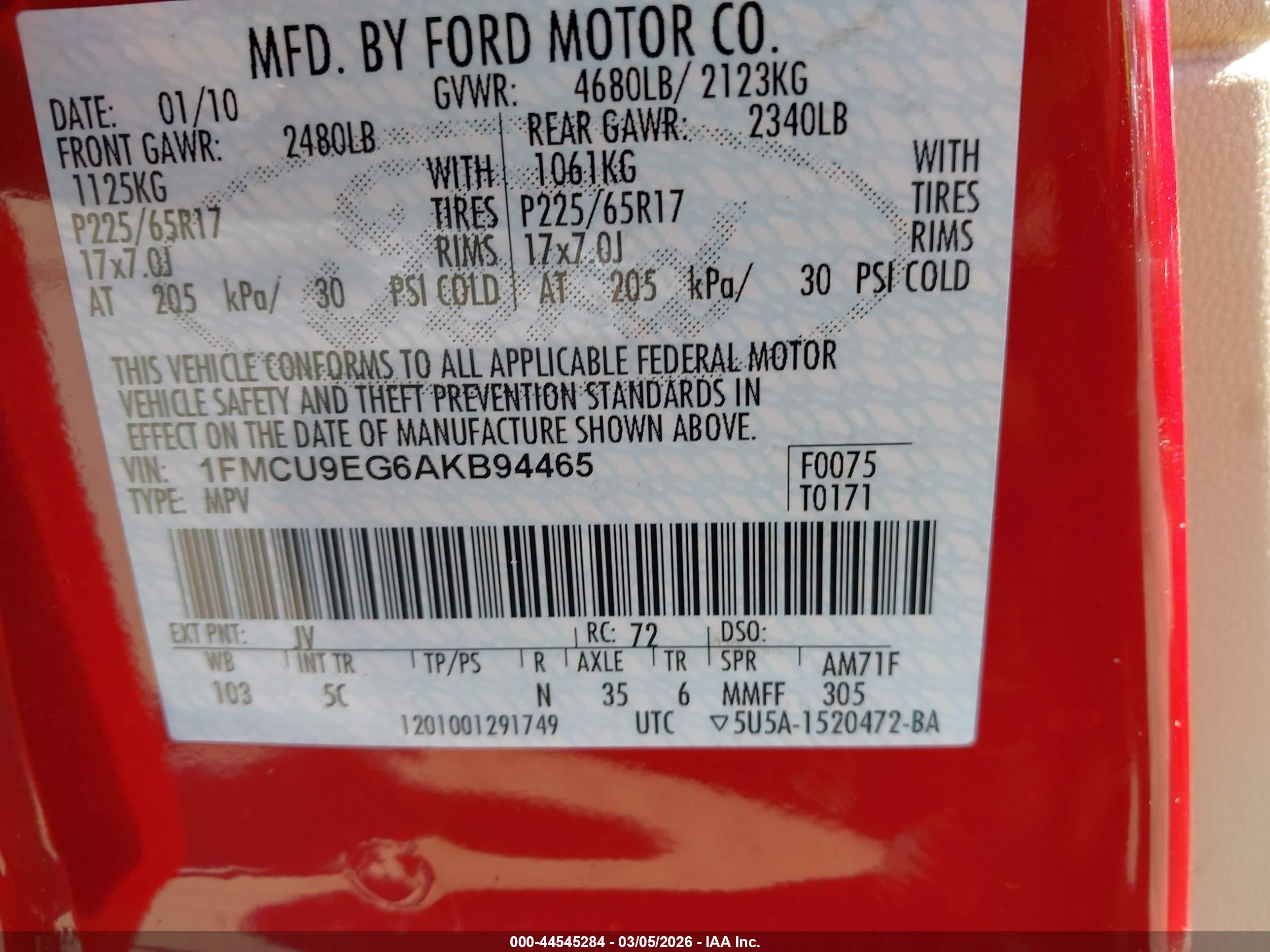 FORD ESCAPE image 9