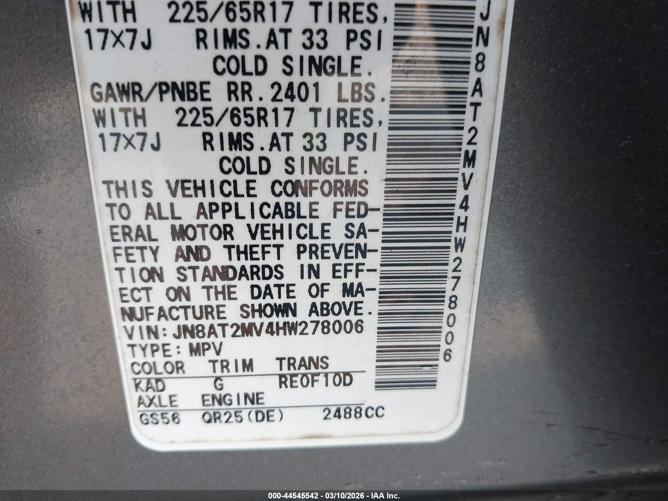NISSAN ROGUE image 9