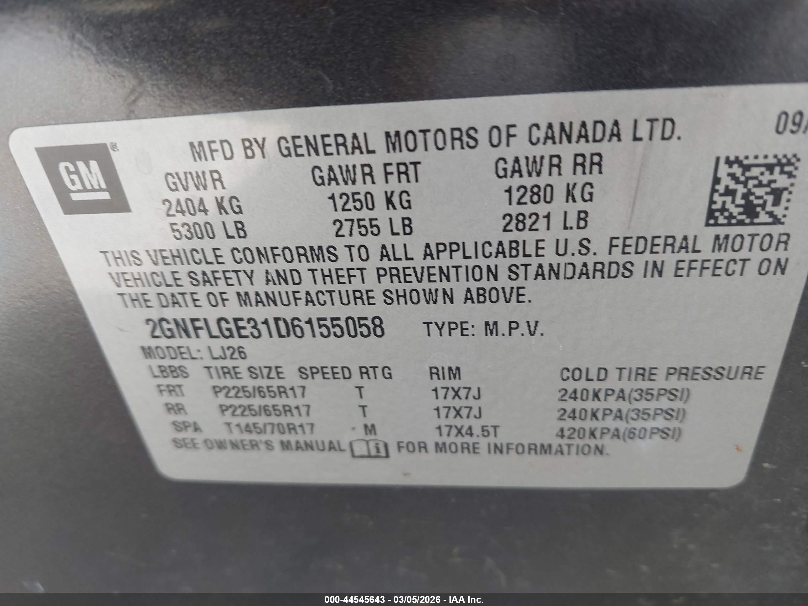 CHEVROLET EQUINOX image 9