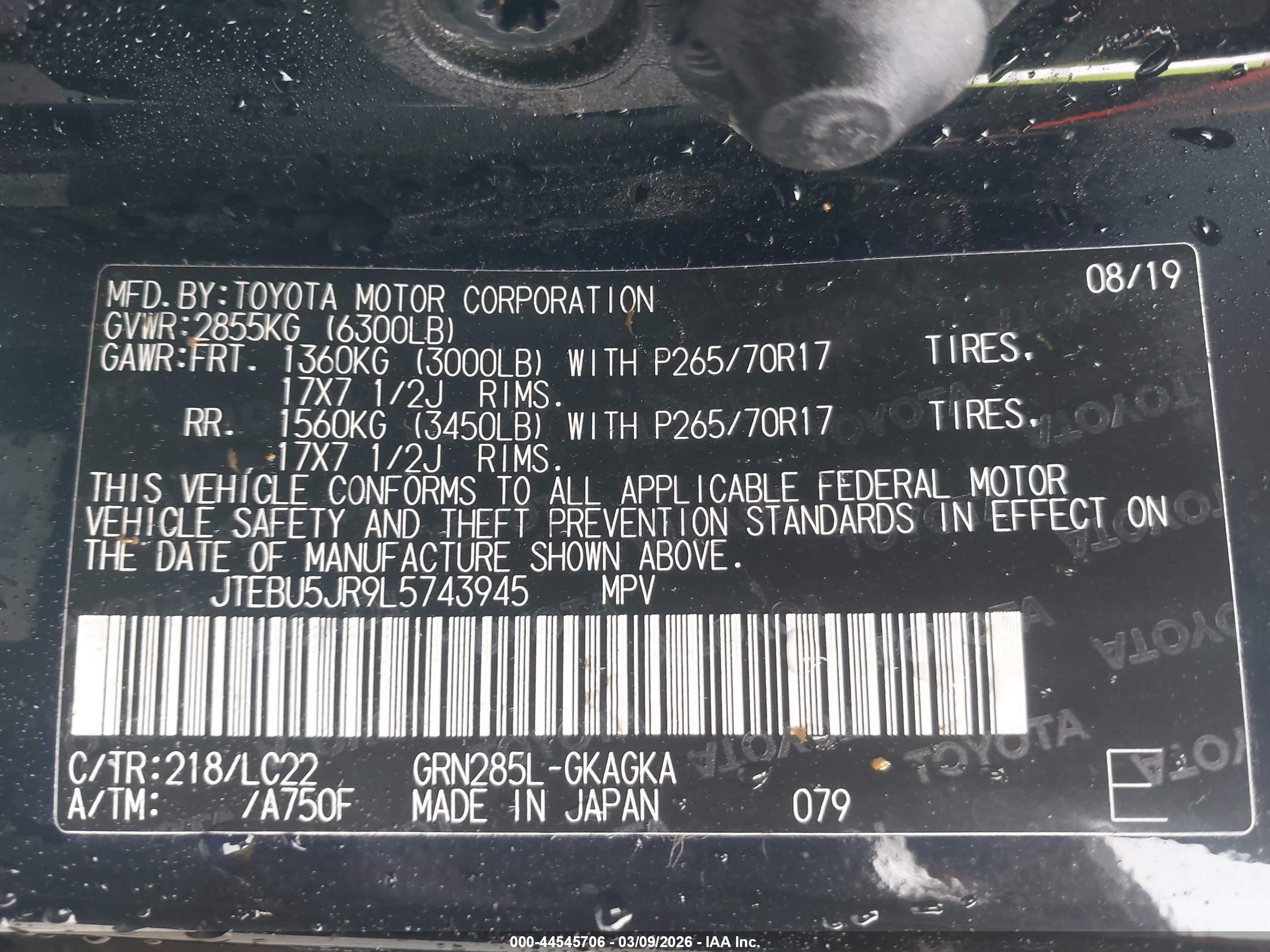 TOYOTA 4RUNNER image 9