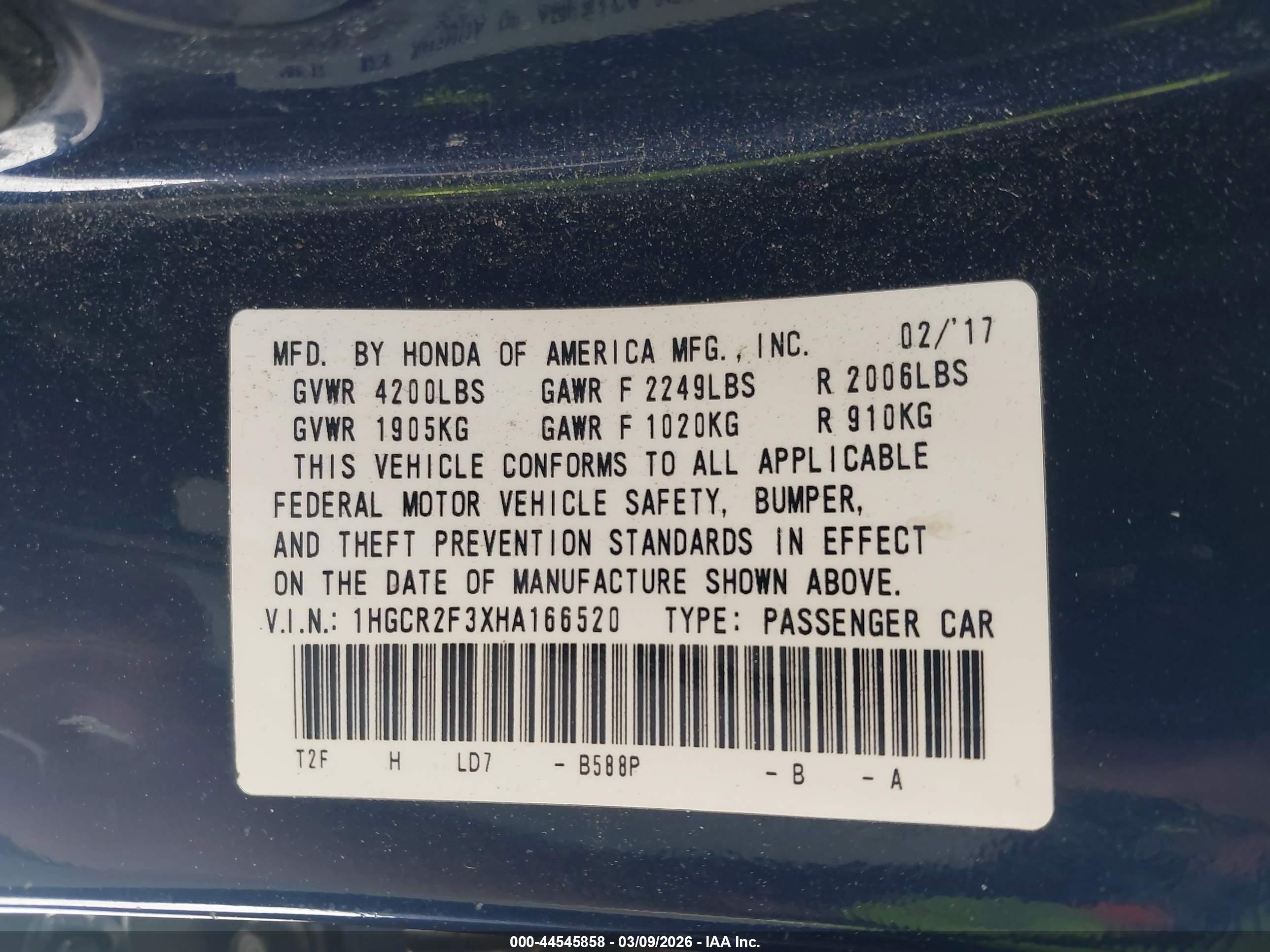 HONDA ACCORD image 9