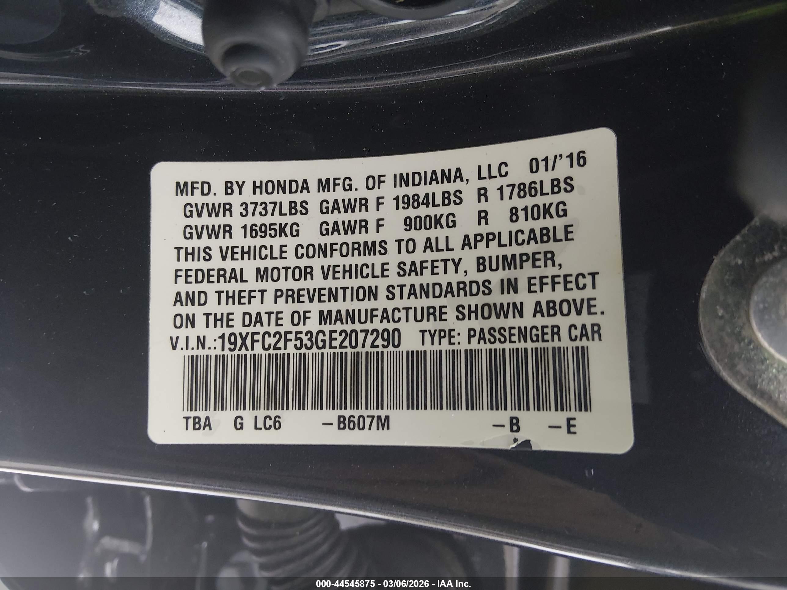 HONDA CIVIC image 9