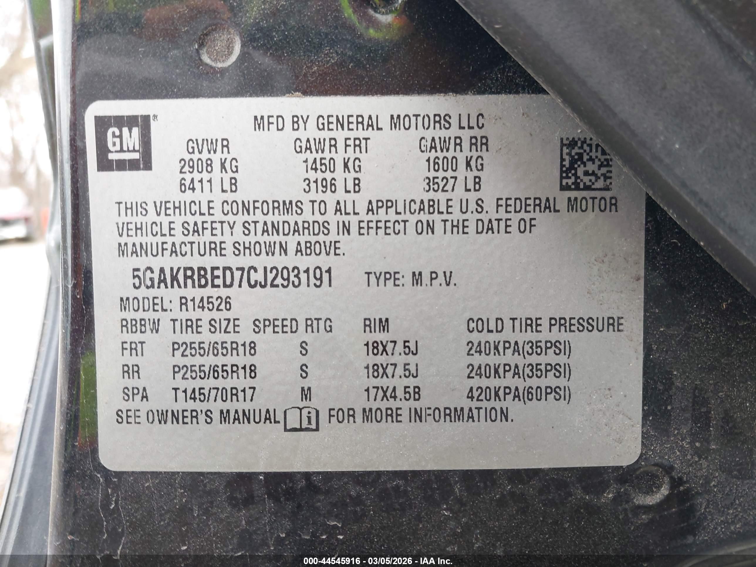 BUICK ENCLAVE image 9