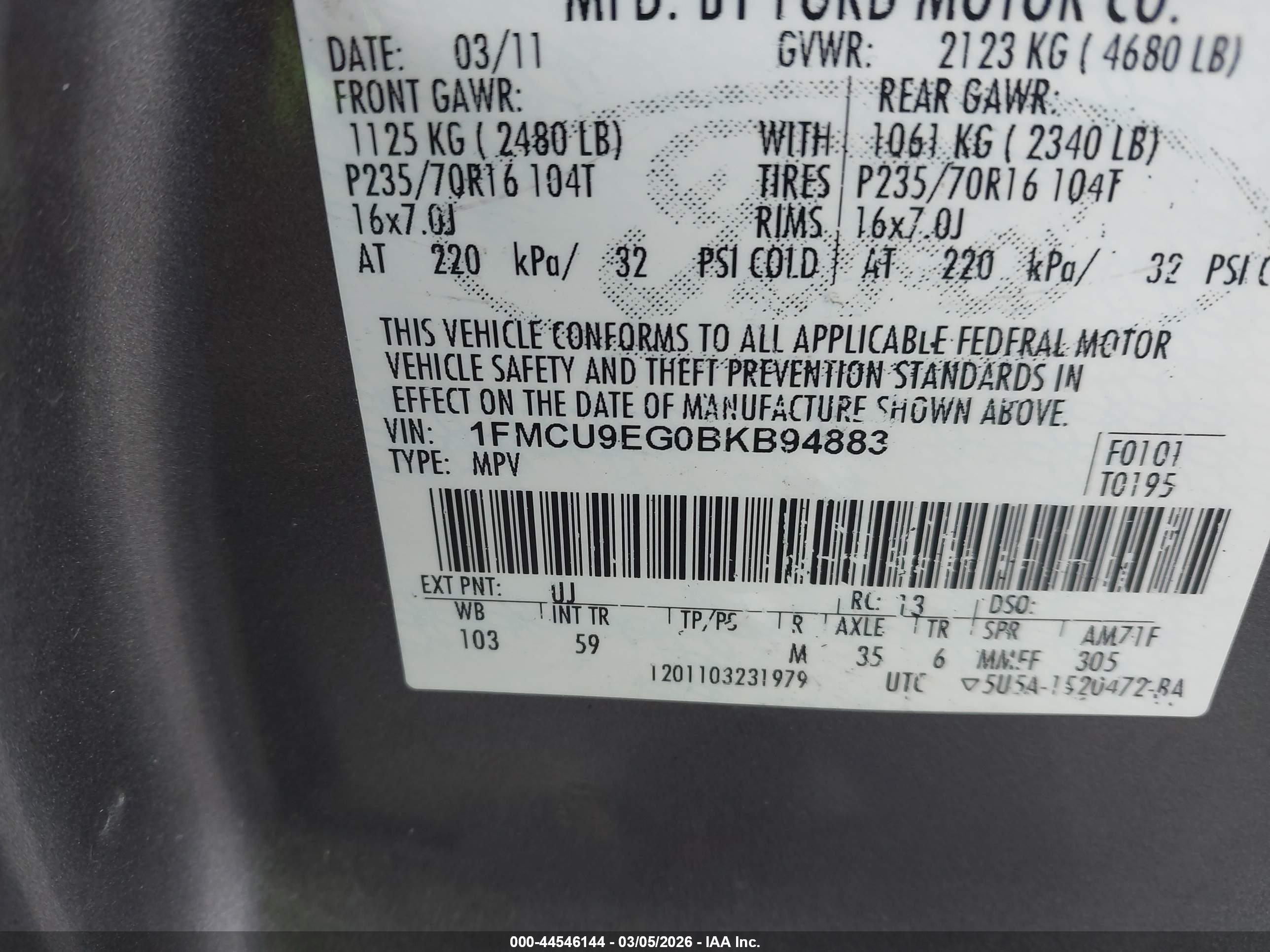 FORD ESCAPE image 9