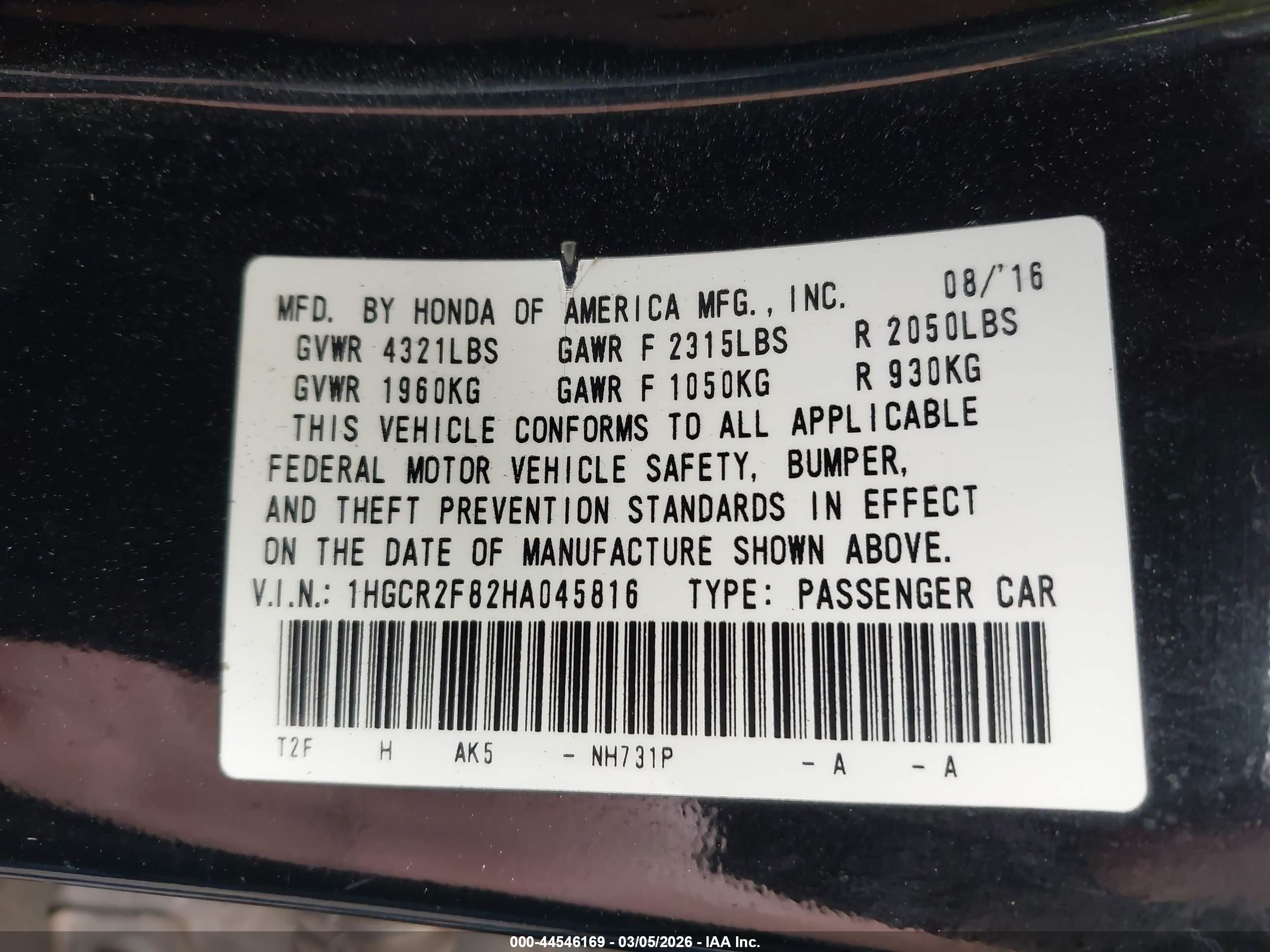 HONDA ACCORD image 9