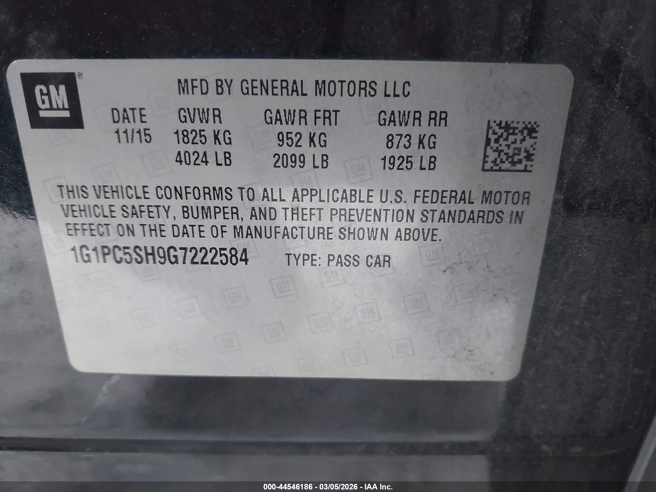 CHEVROLET CRUZE image 9