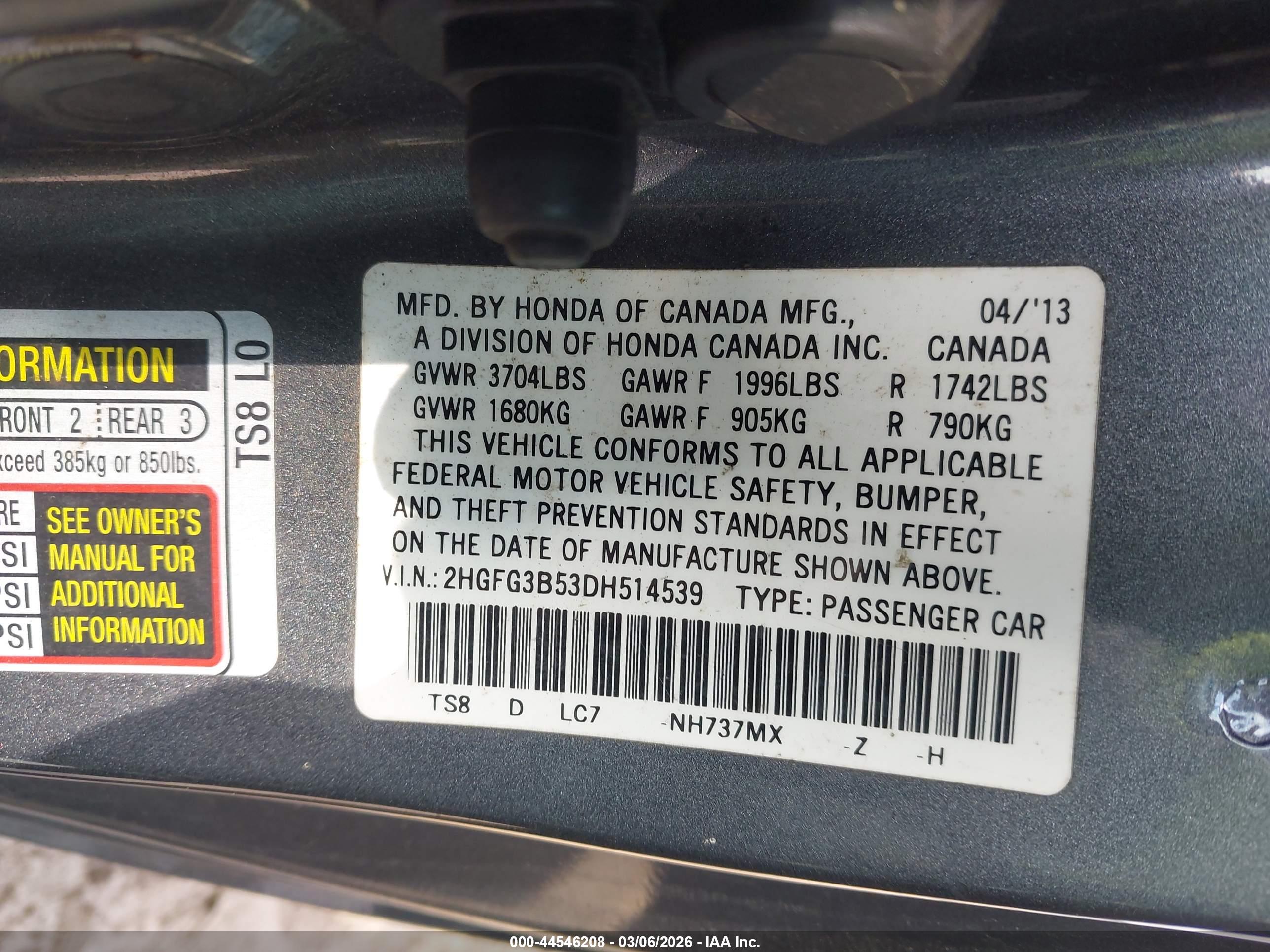 HONDA CIVIC image 9