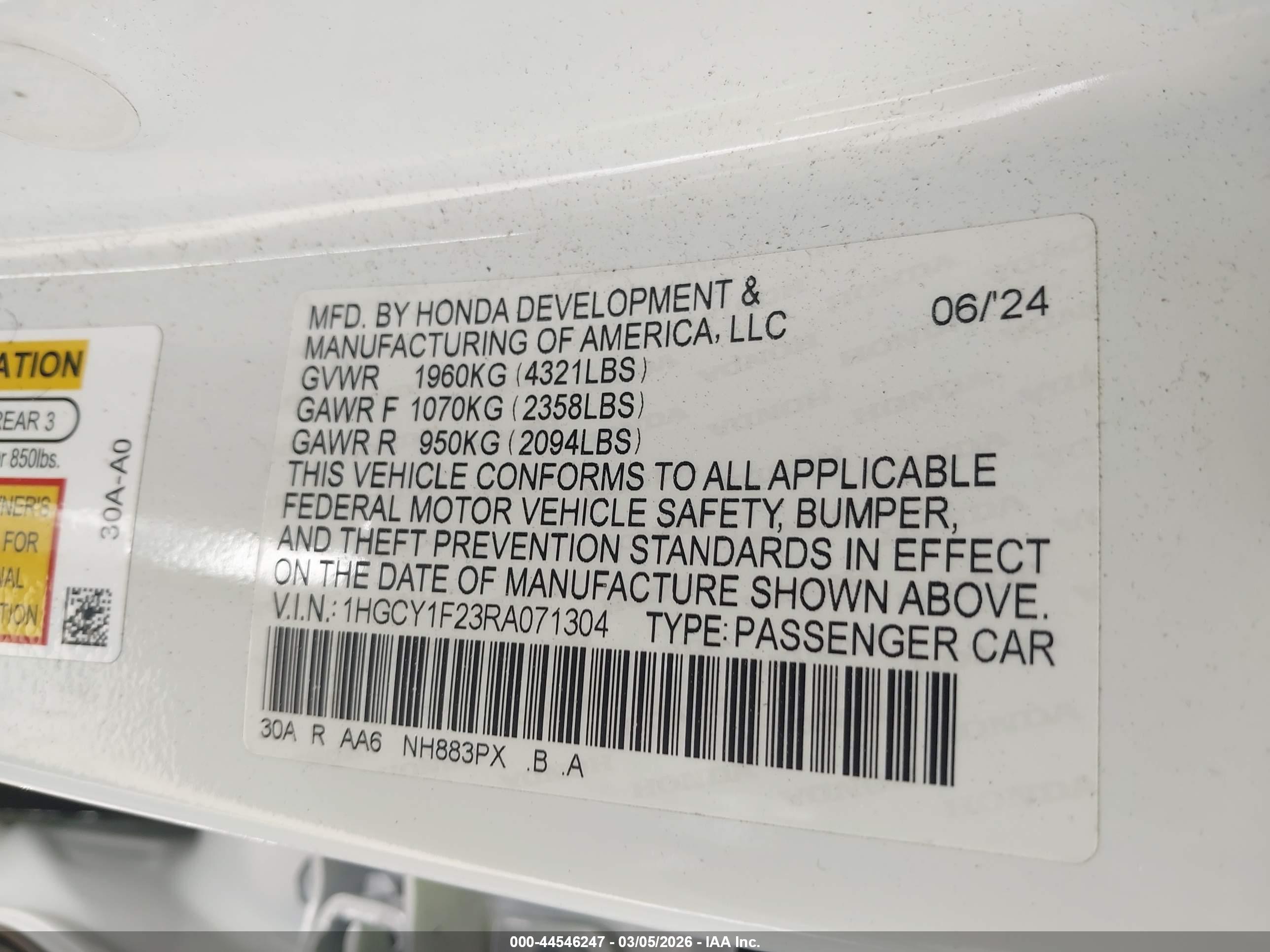 HONDA ACCORD image 9