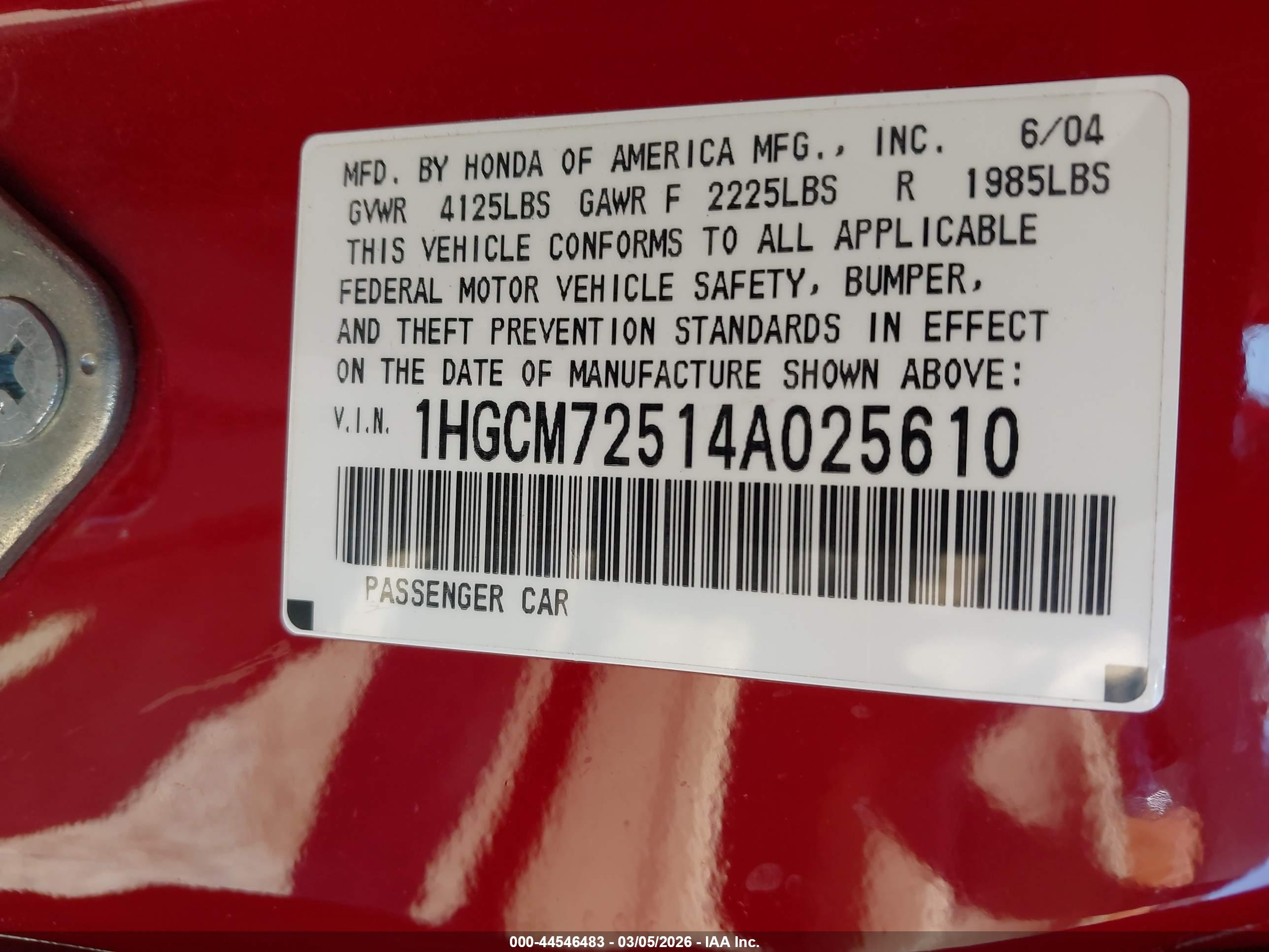 HONDA ACCORD image 9