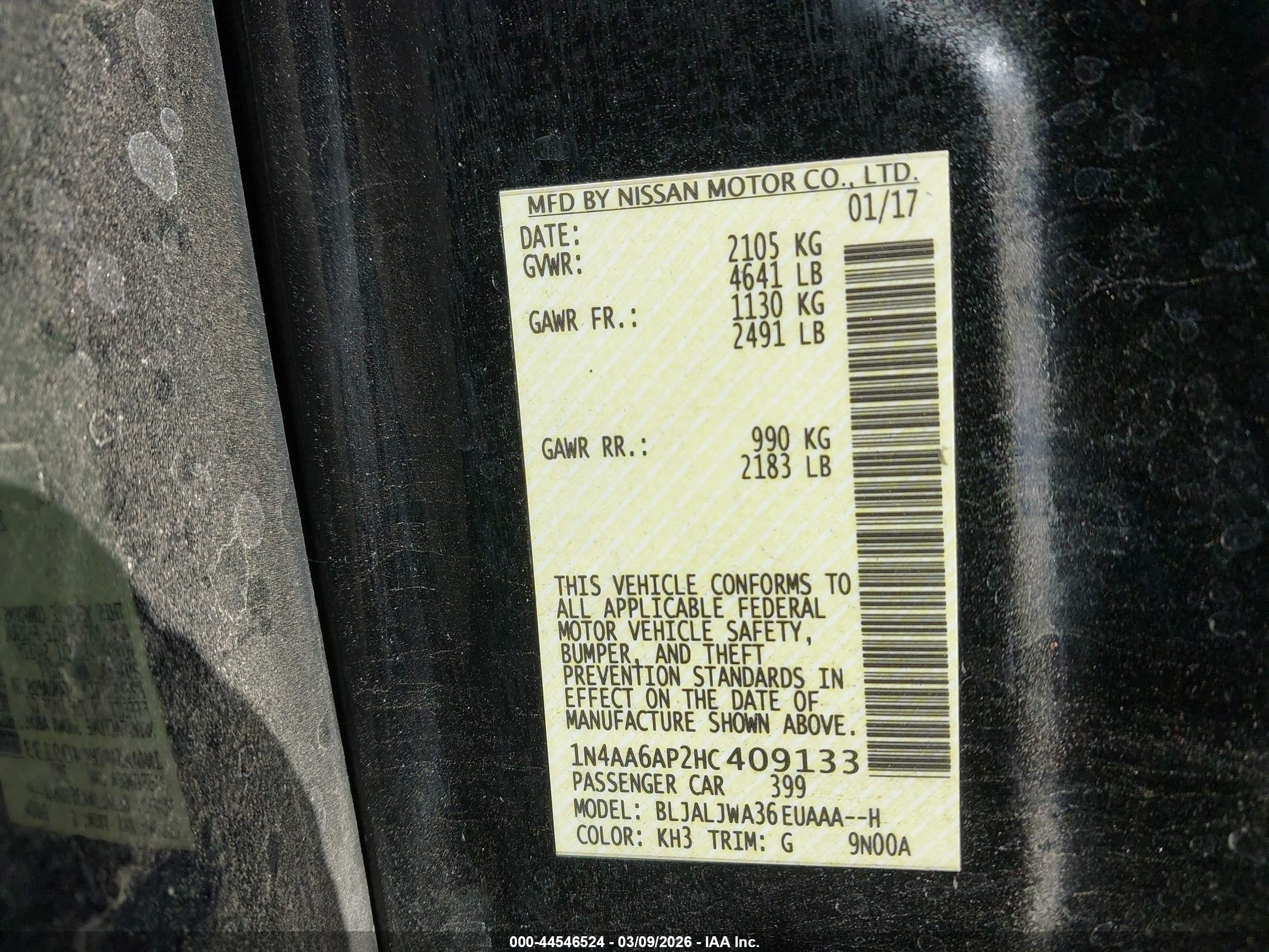 NISSAN MAXIMA image 9