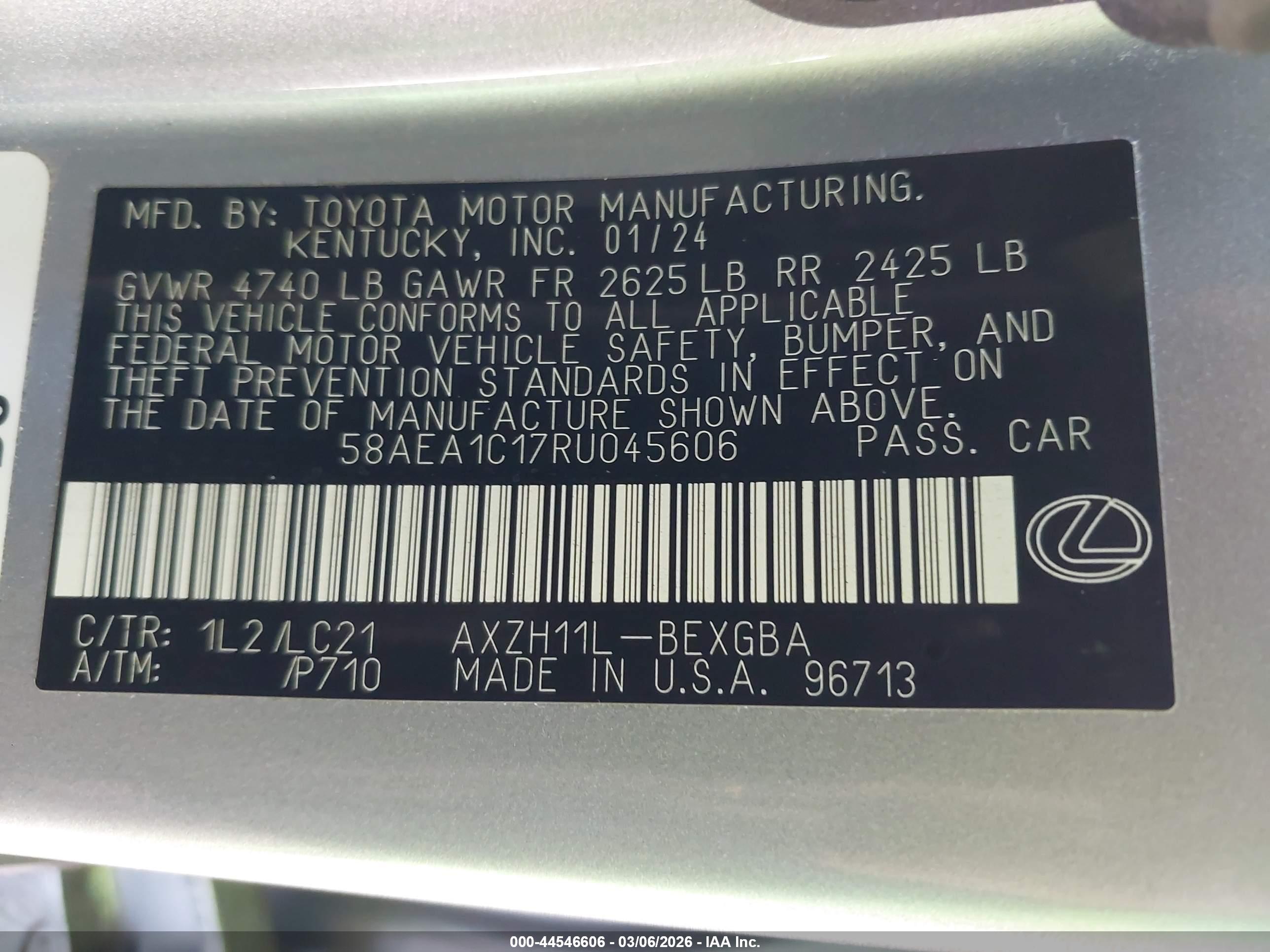 LEXUS ES image 9
