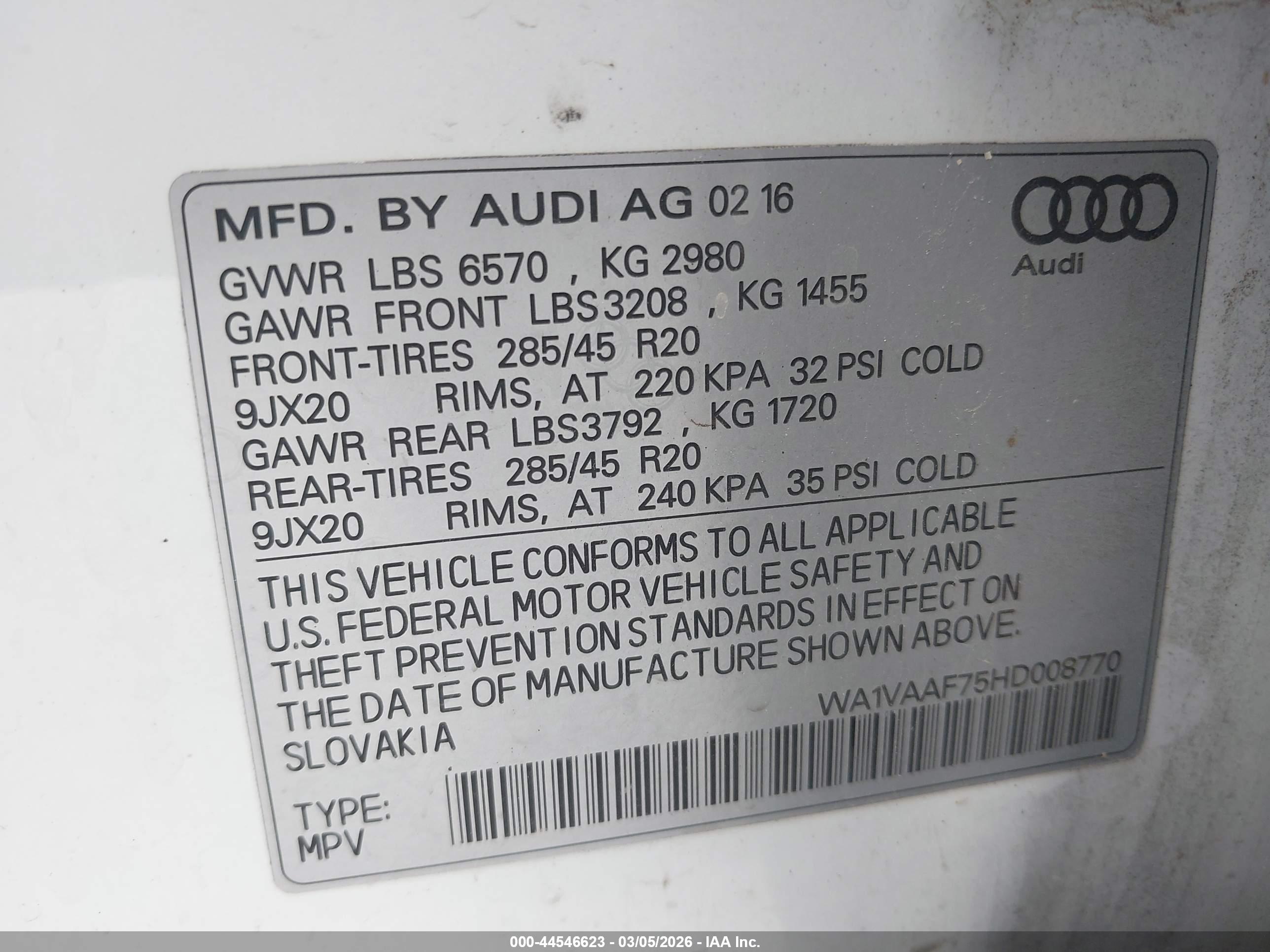 AUDI Q7 image 9