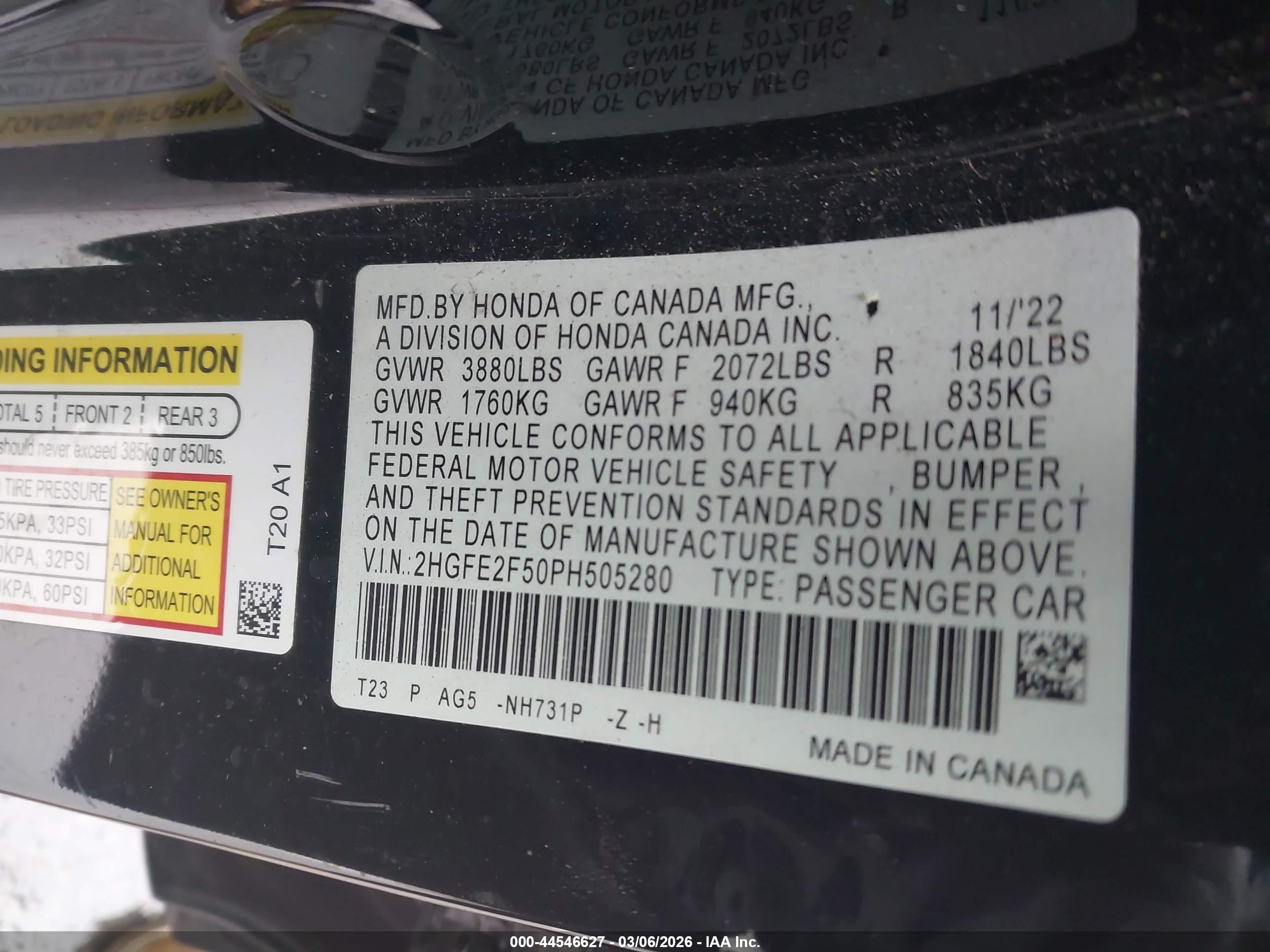 HONDA CIVIC image 9