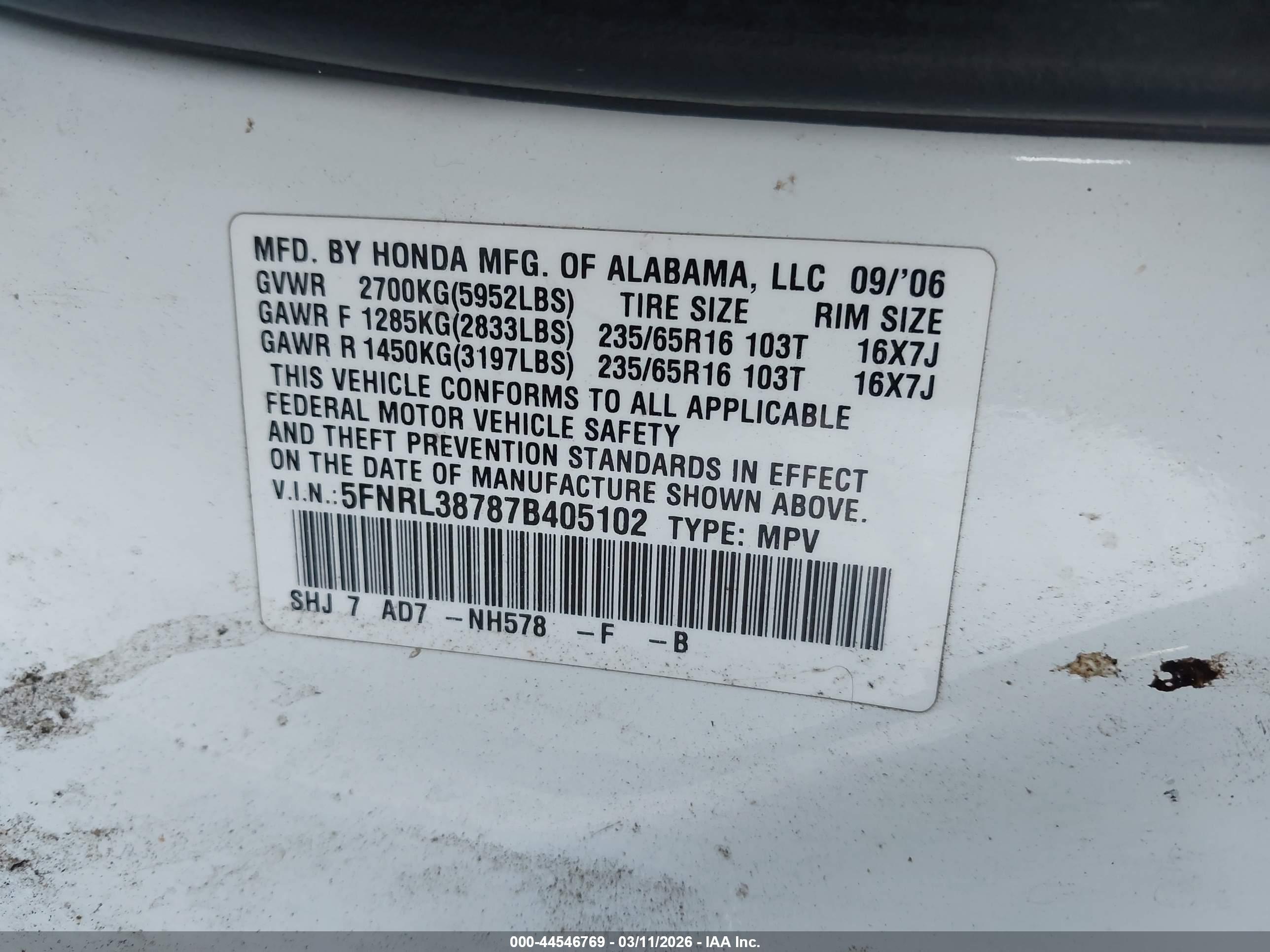 HONDA ODYSSEY image 9
