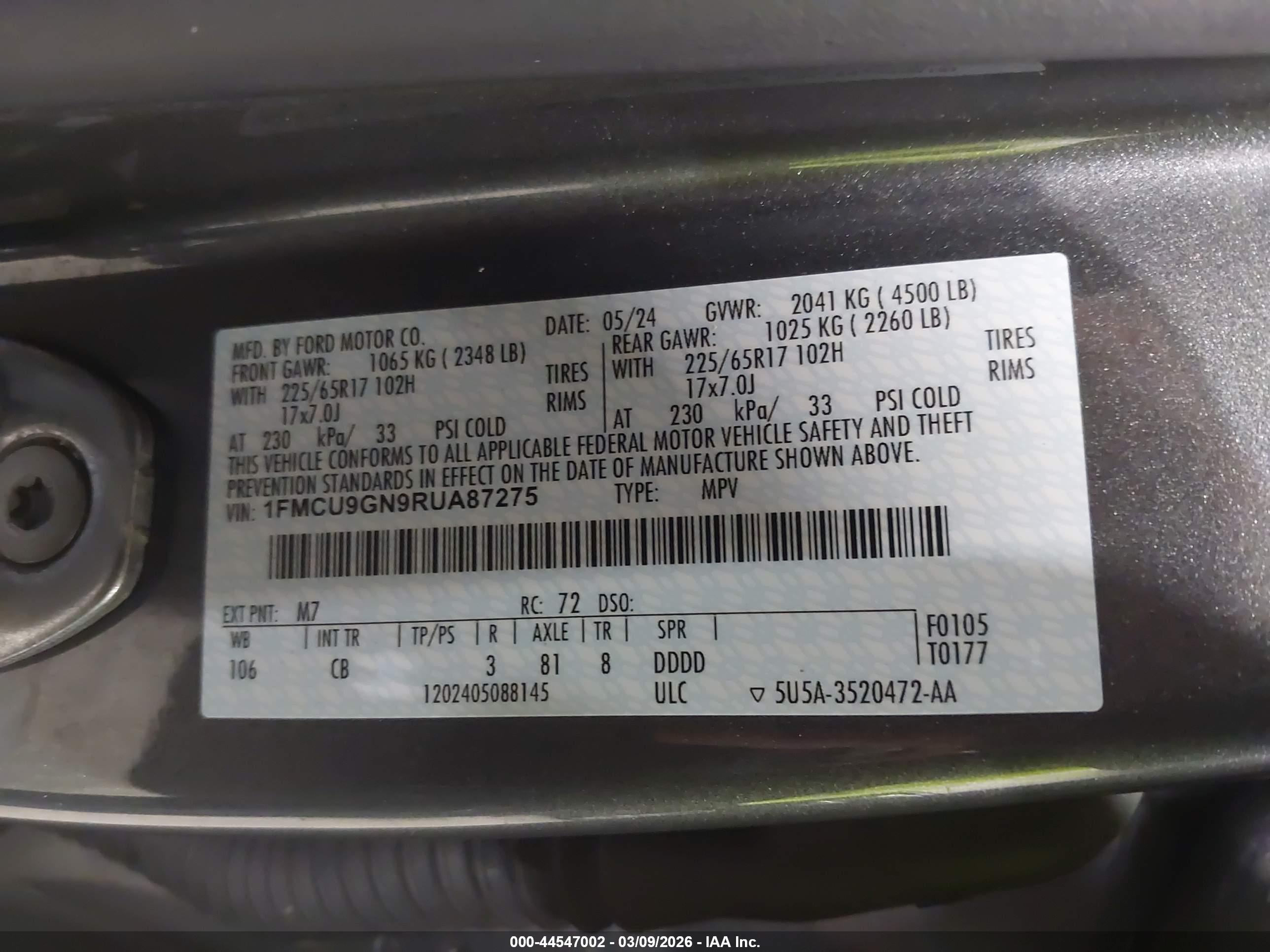 FORD ESCAPE image 9