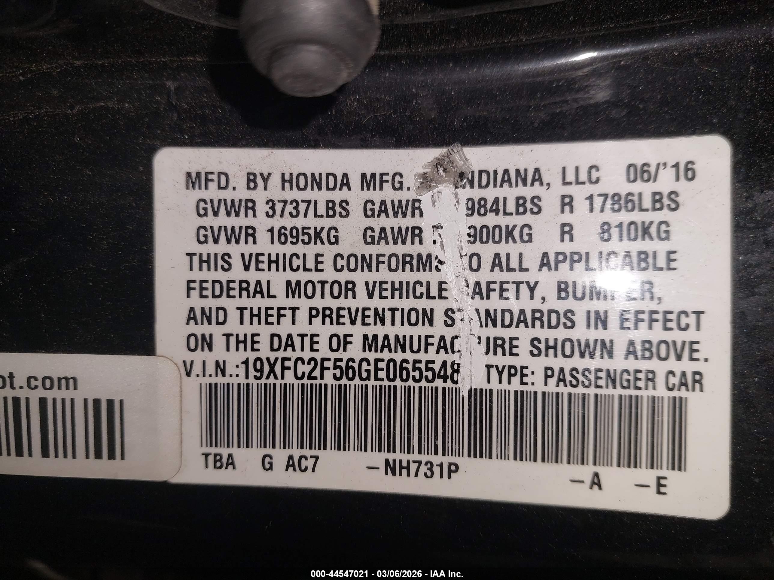 HONDA CIVIC image 9