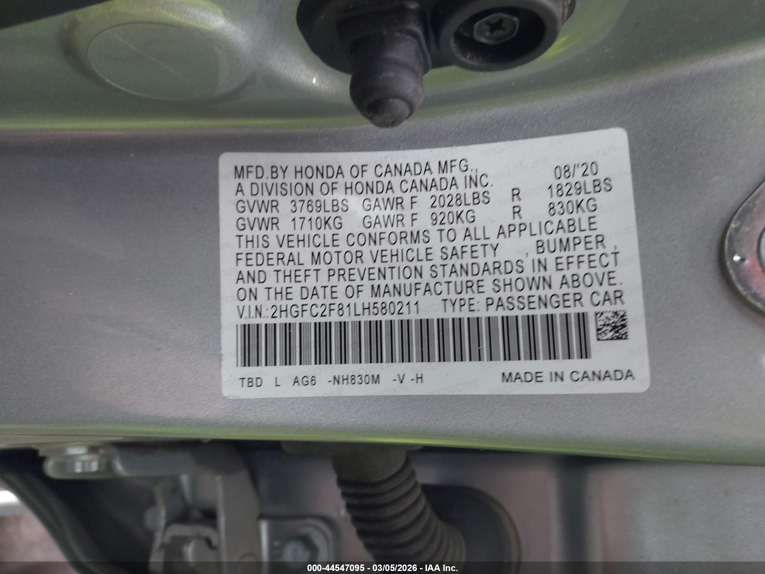 HONDA CIVIC image 9
