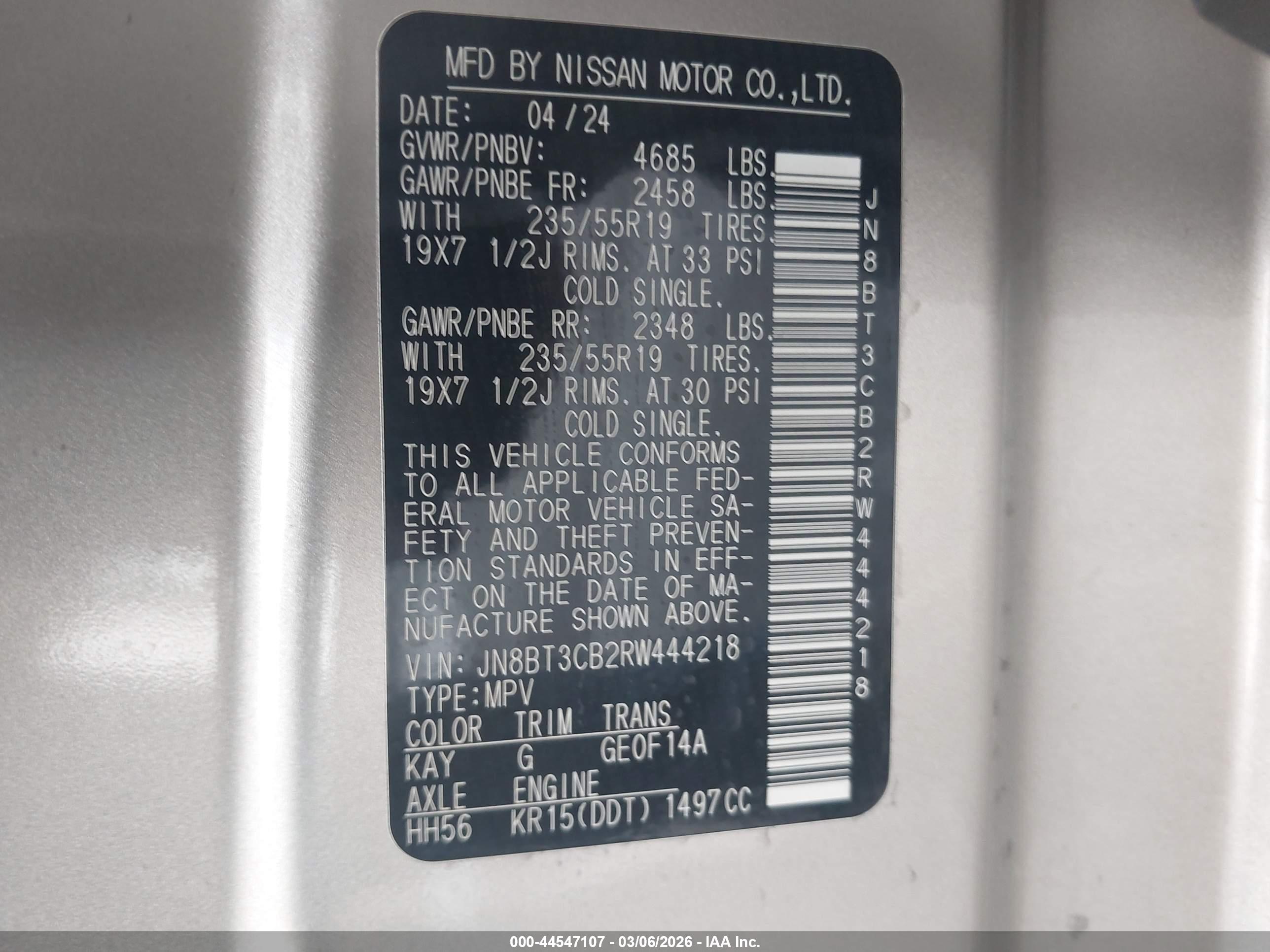 NISSAN ROGUE image 9