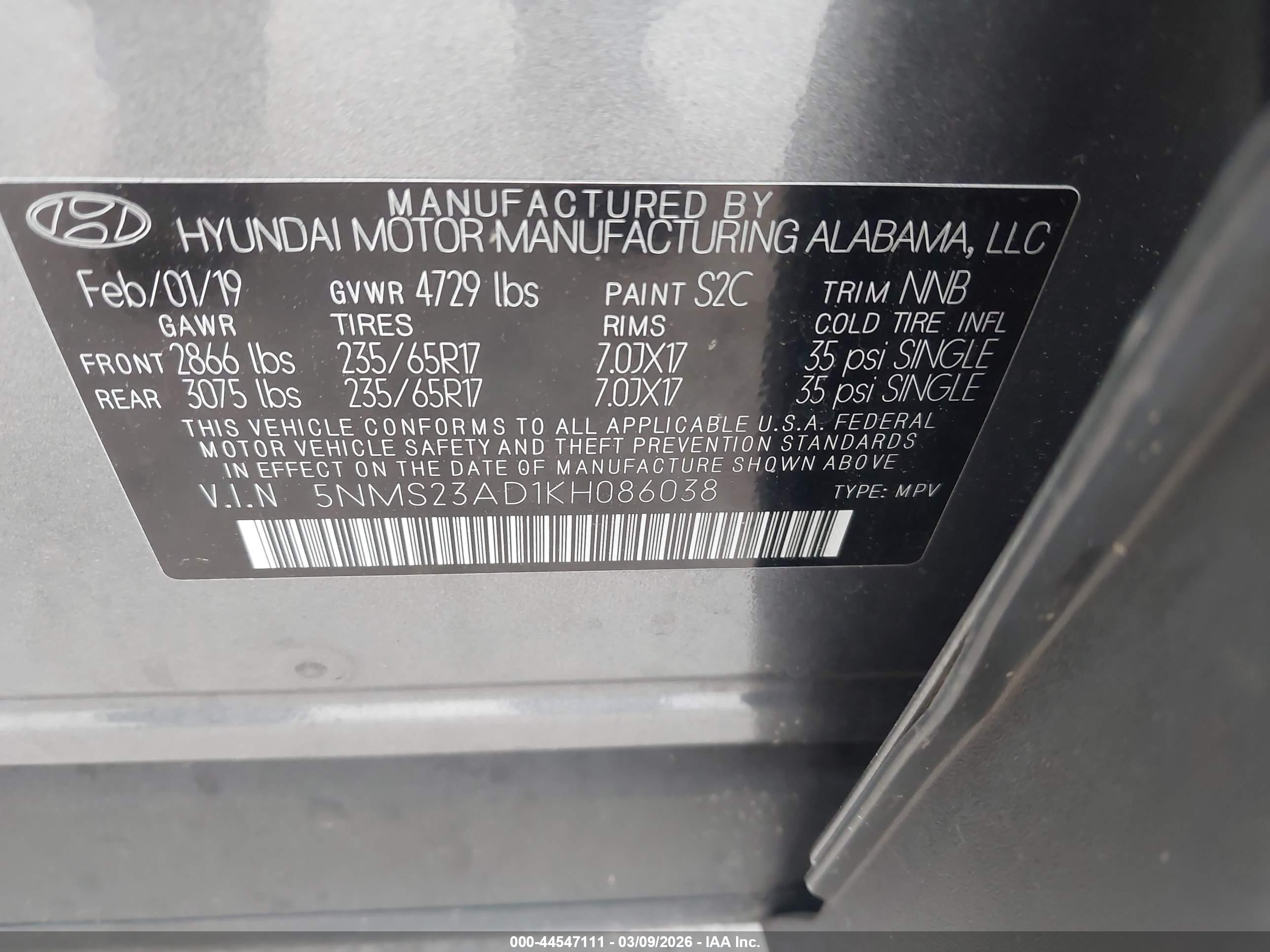 HYUNDAI SANTA image 9