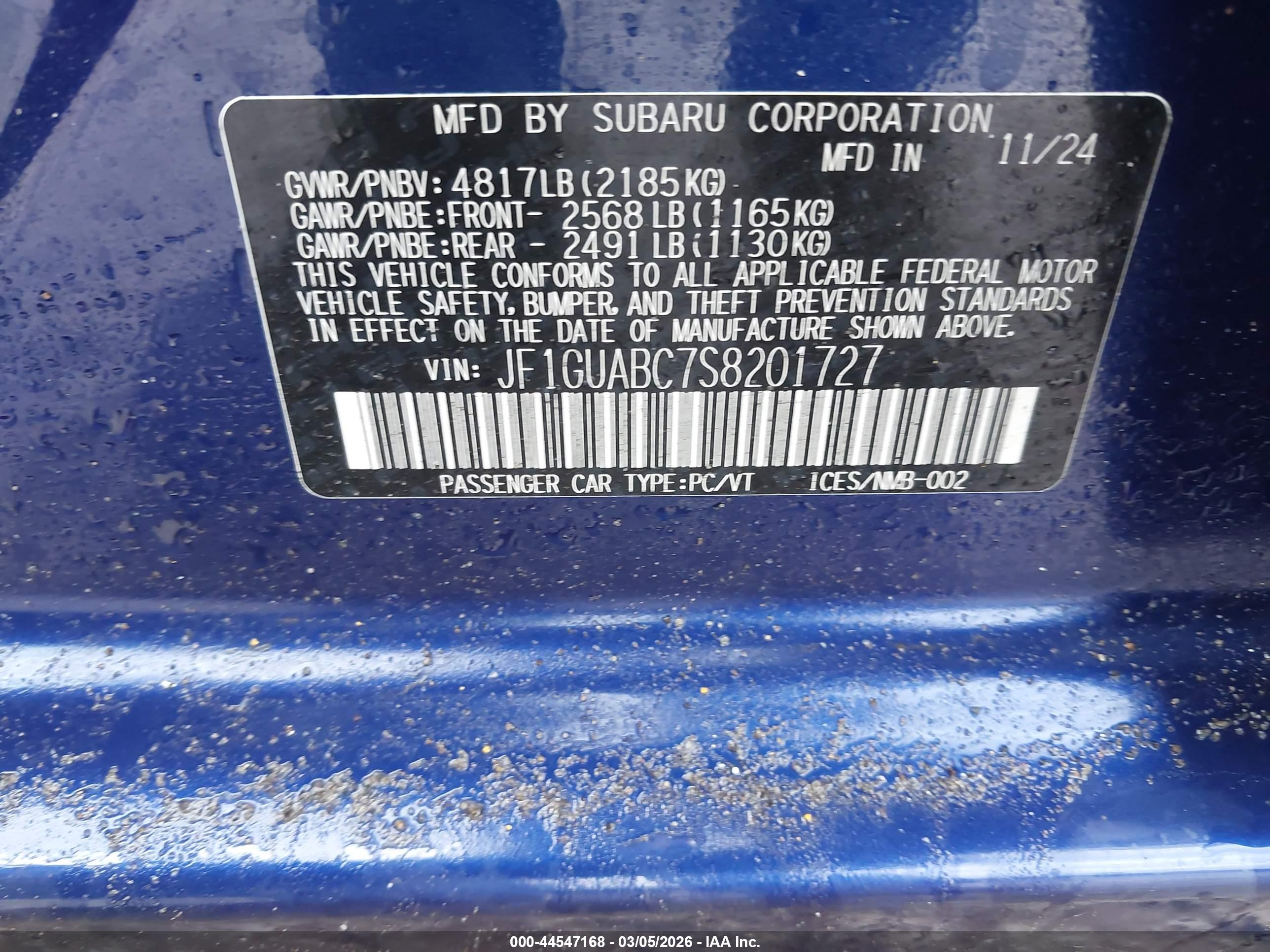 SUBARU IMPREZA image 9