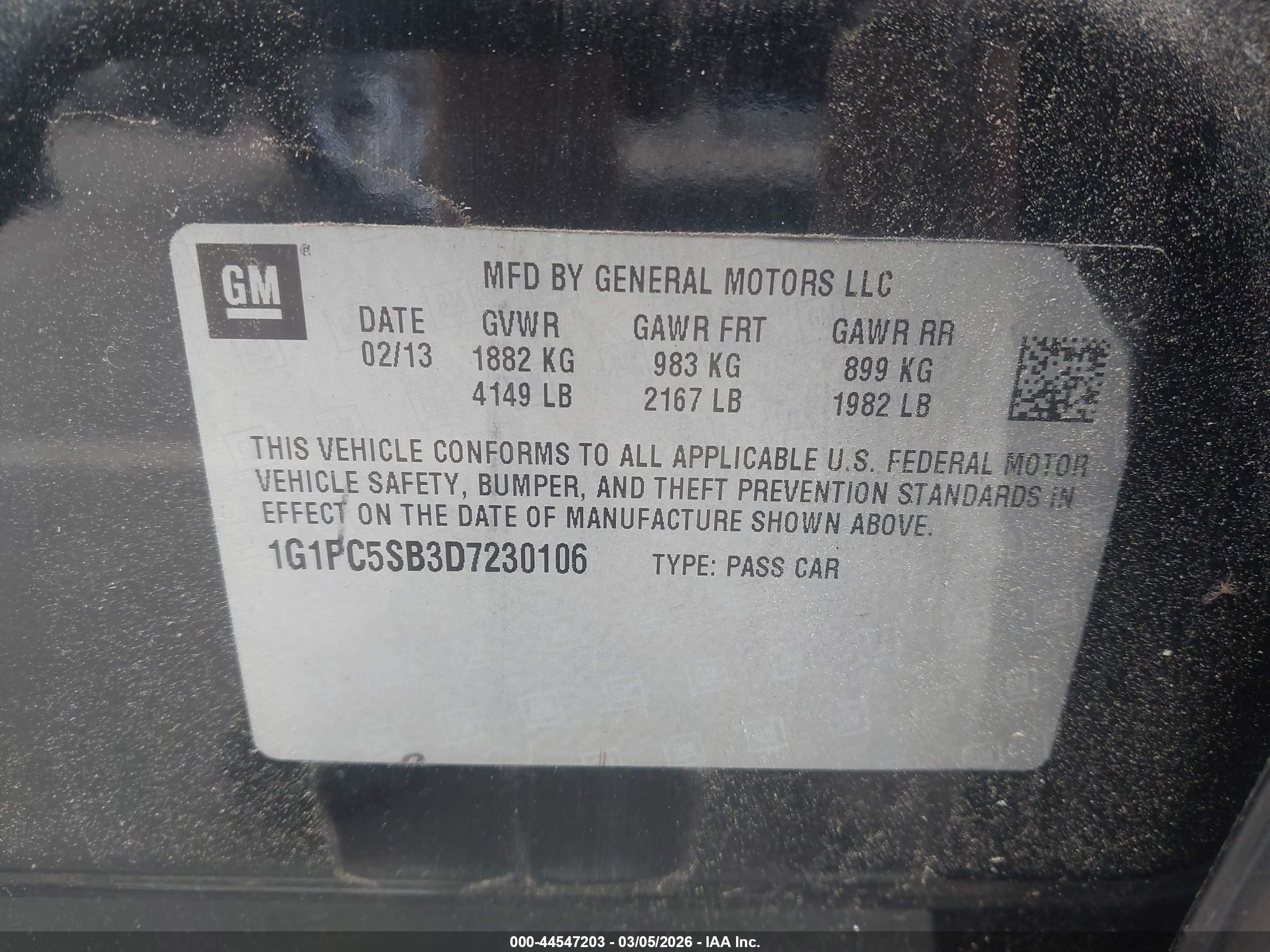 CHEVROLET CRUZE image 9