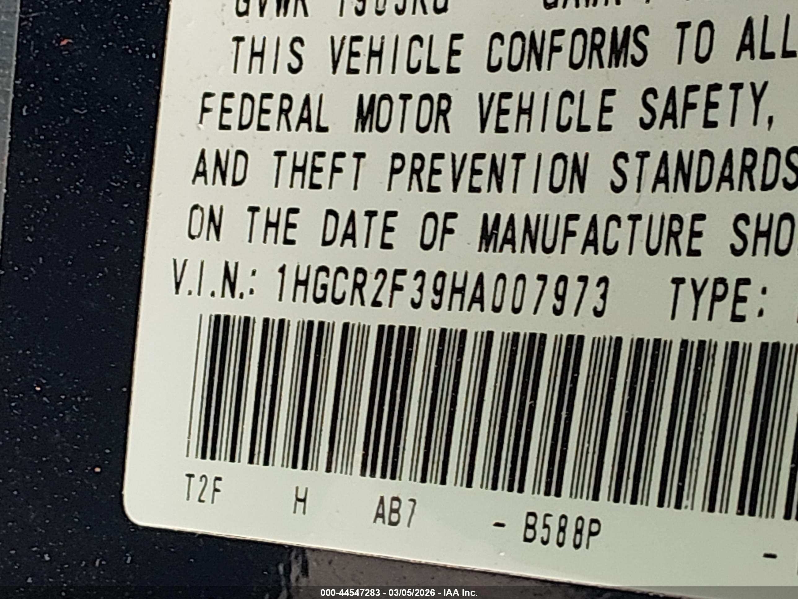 HONDA ACCORD image 9