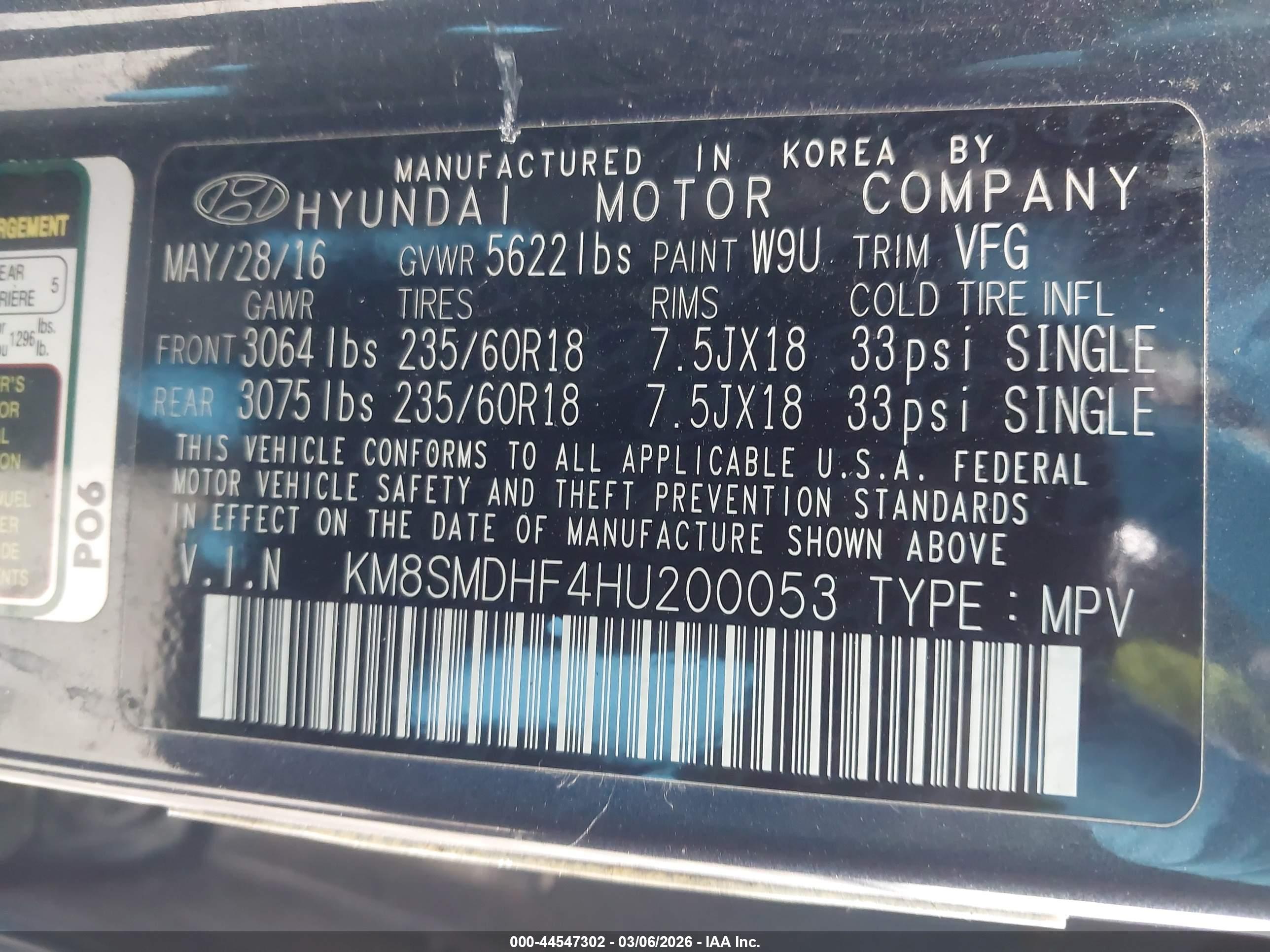 HYUNDAI SANTA image 9