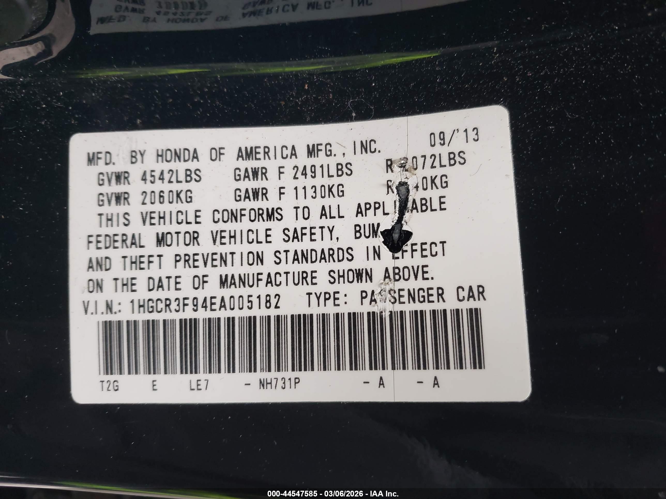 HONDA ACCORD image 9