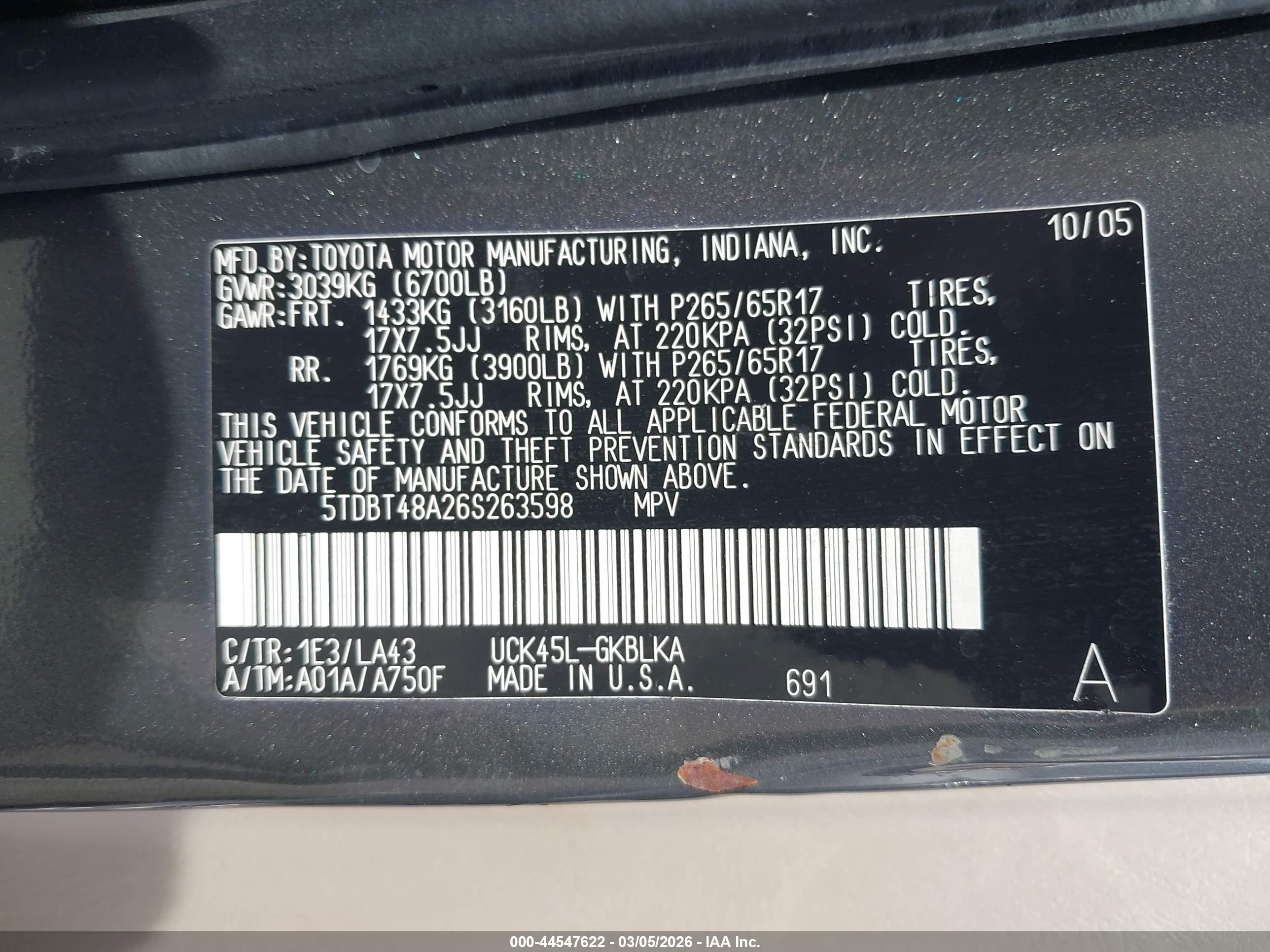 TOYOTA SEQUOIA image 9