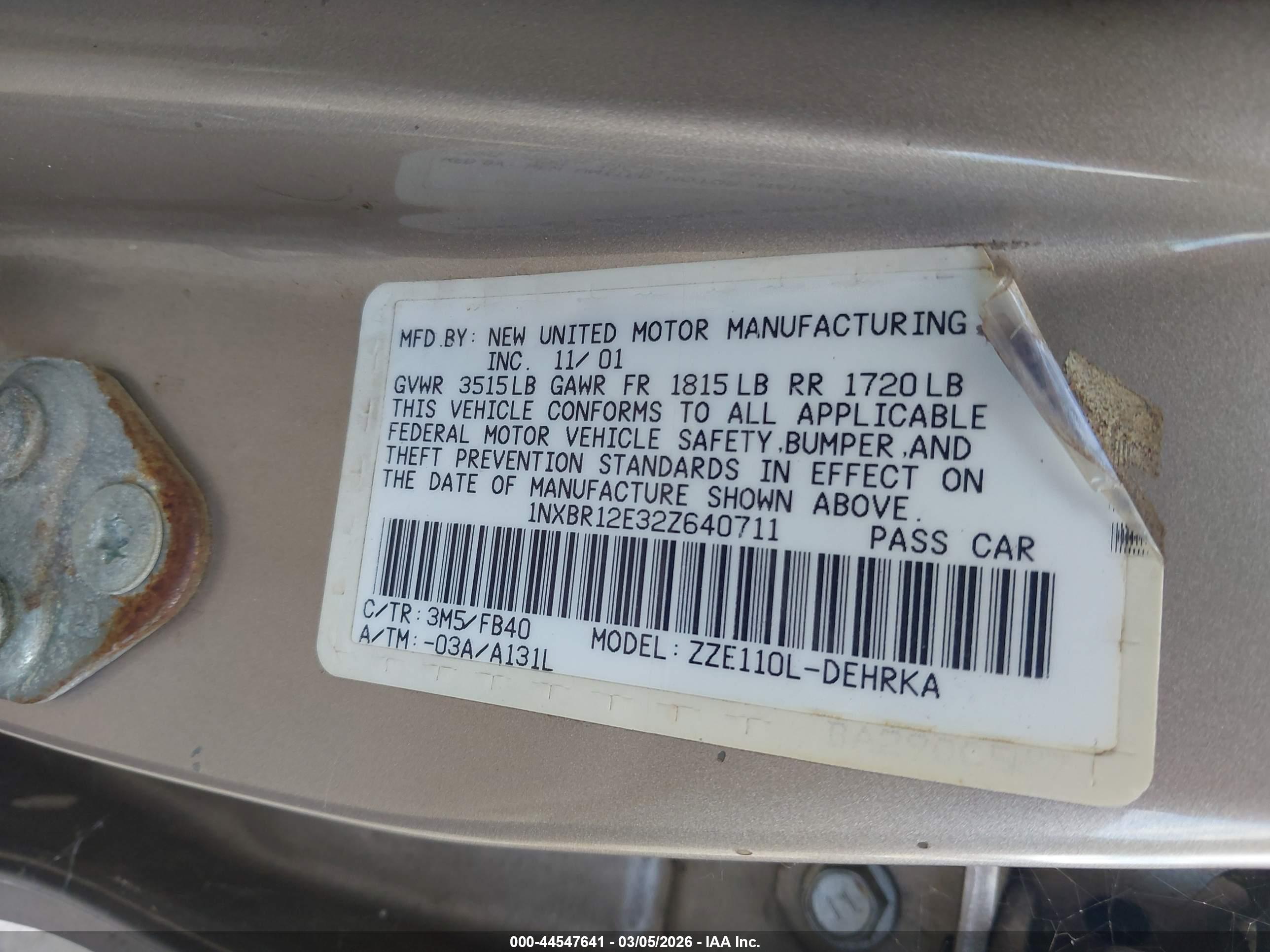 TOYOTA COROLLA image 9
